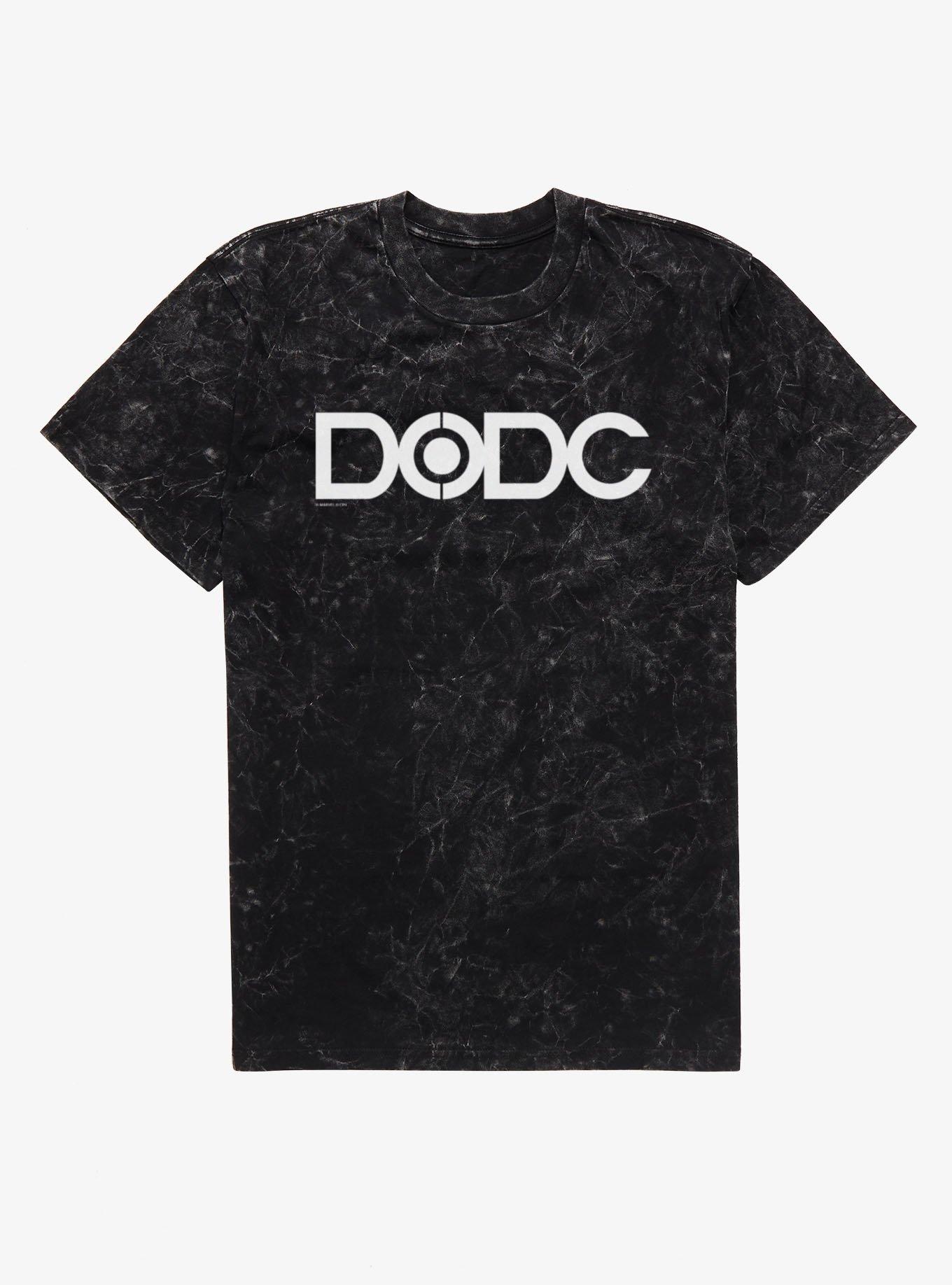 Marvel Spider-Man Brand New Day Department Of Damage Control DODC Logo Mineral Wash T-Shirt