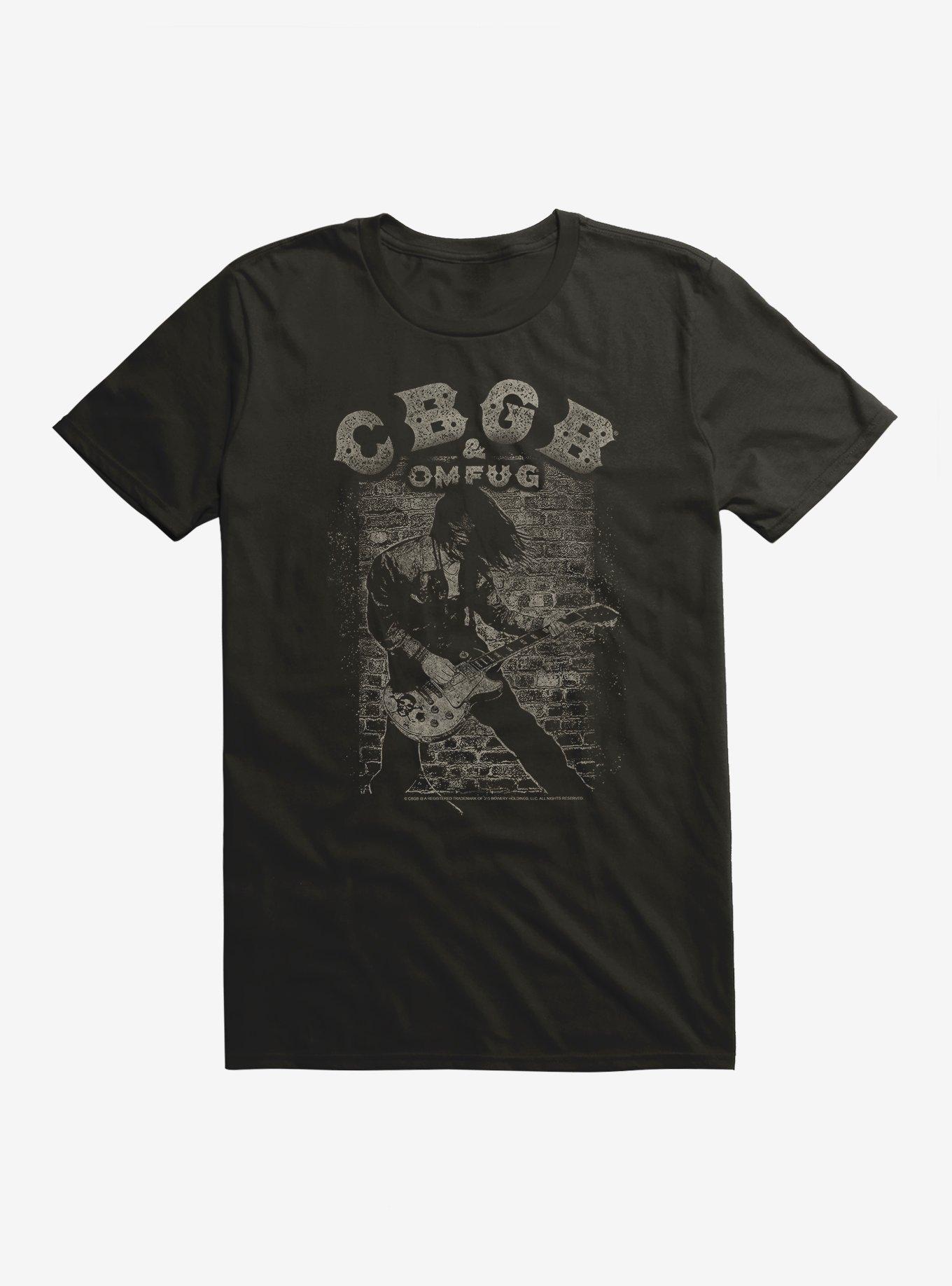 CBGB & OMFUG Rocking Out T-Shirt, BLACK, hi-res view 1