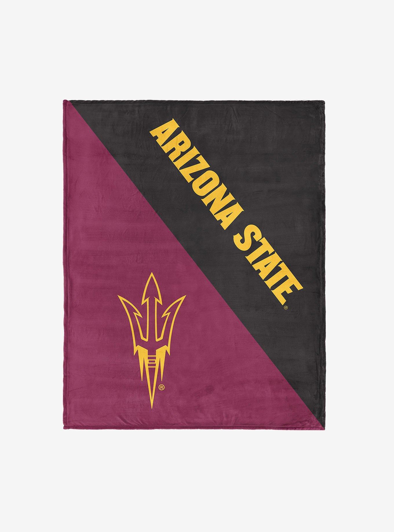 NCAA Arizona State Sun Devils Halftone Silk Touch Throw Blanket