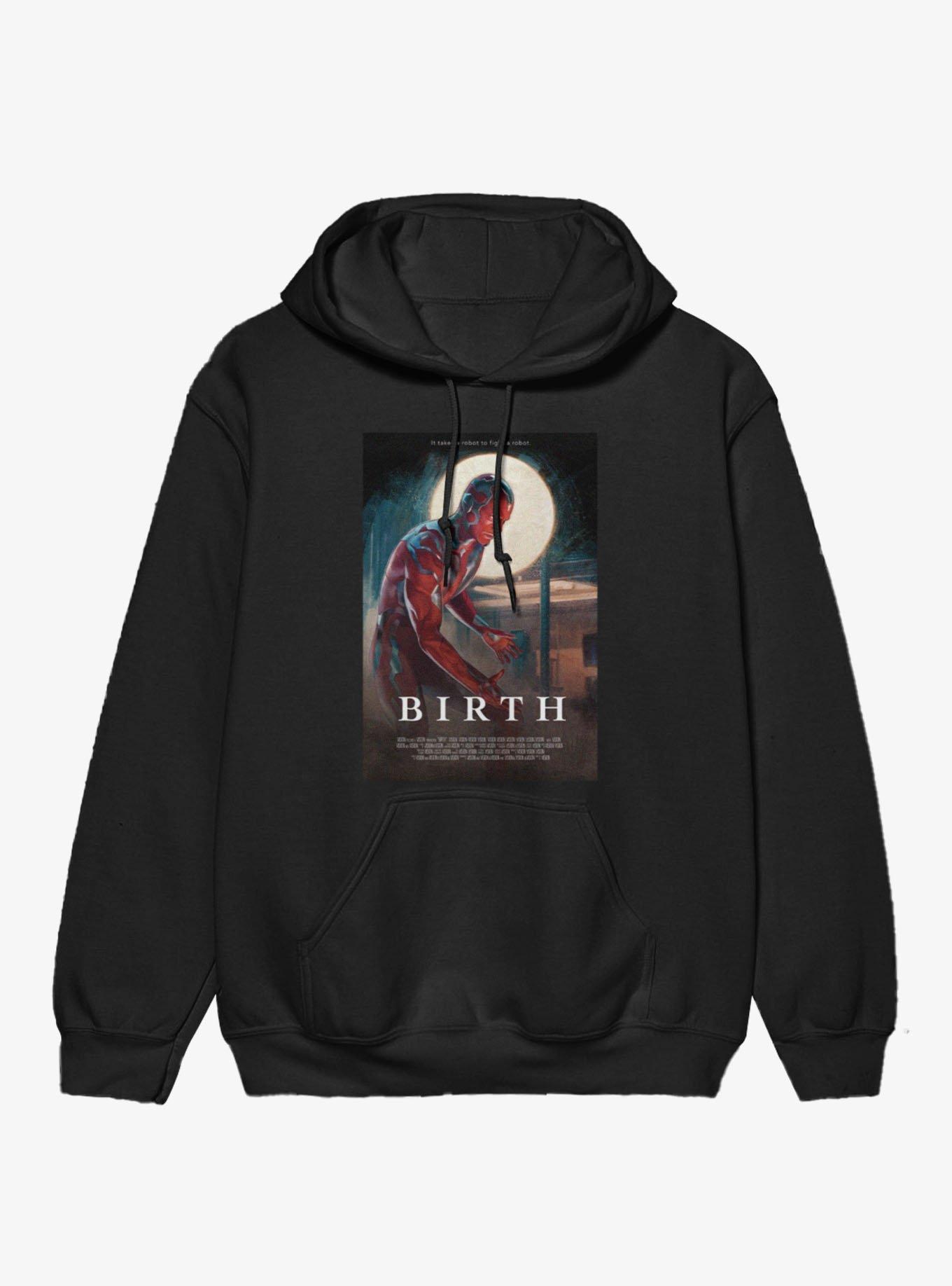Marvel VisionQuest Birth Robot Movie Poster Hoodie