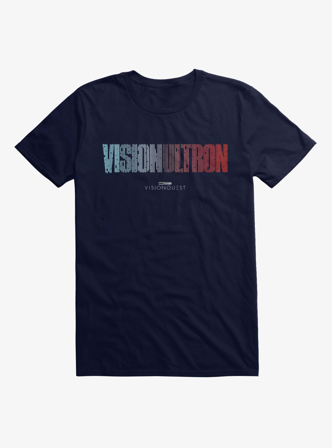 Marvel VisionQuest Vision Ultron Text T-Shirt