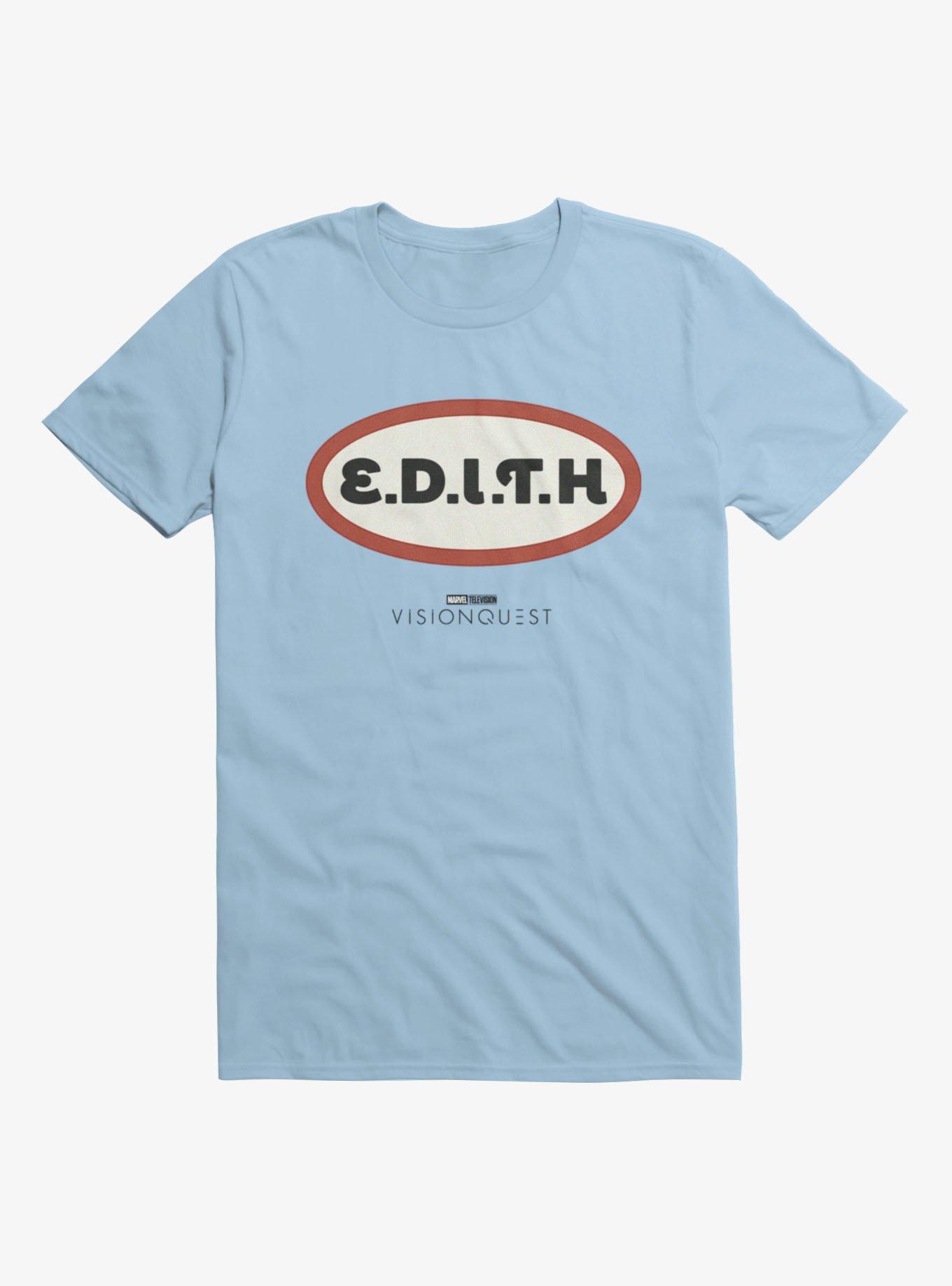 Marvel VisionQuest EDITH Vintage Oval Logo T-Shirt