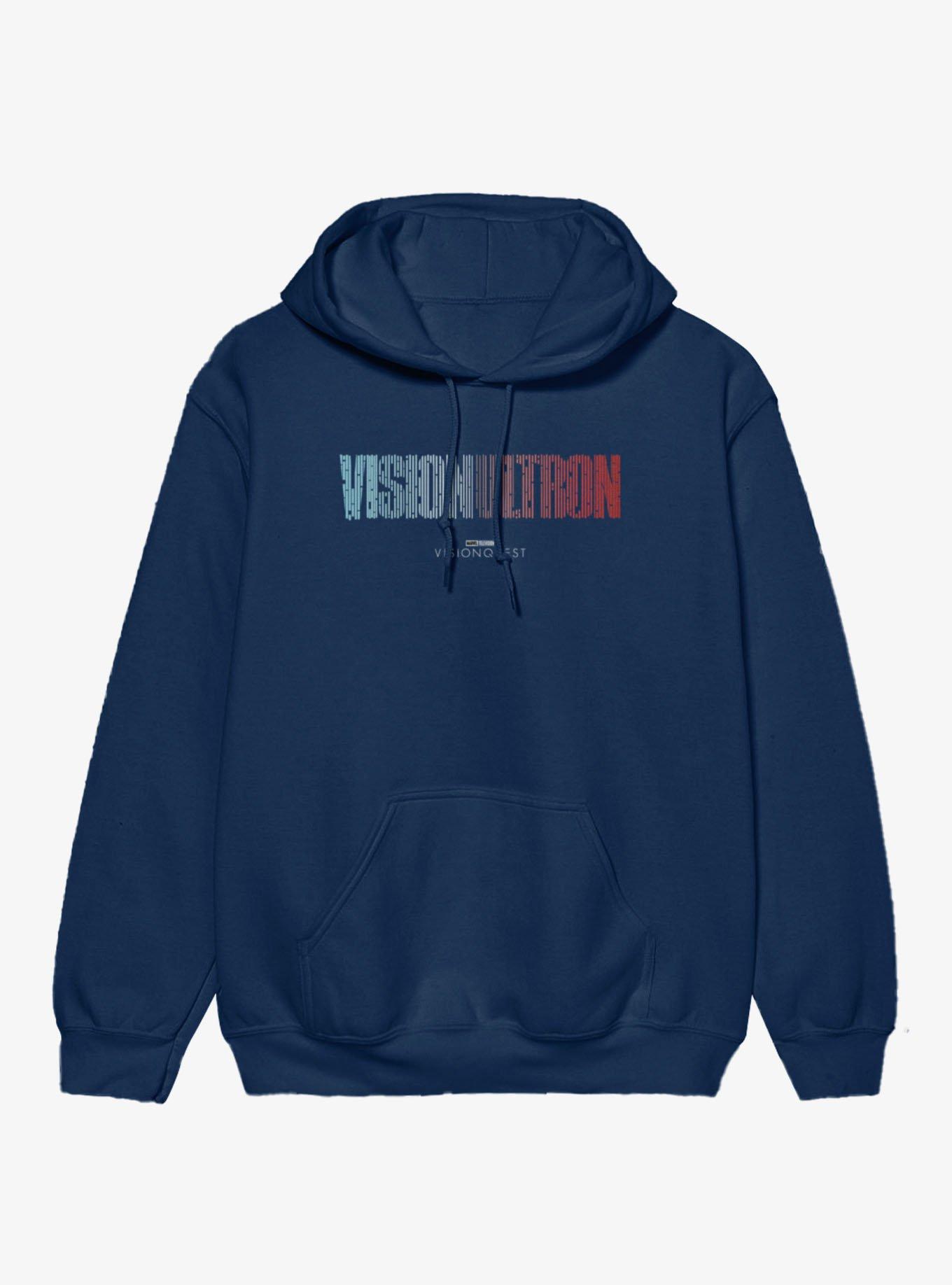 Marvel VisionQuest Vision Ultron Text Hoodie