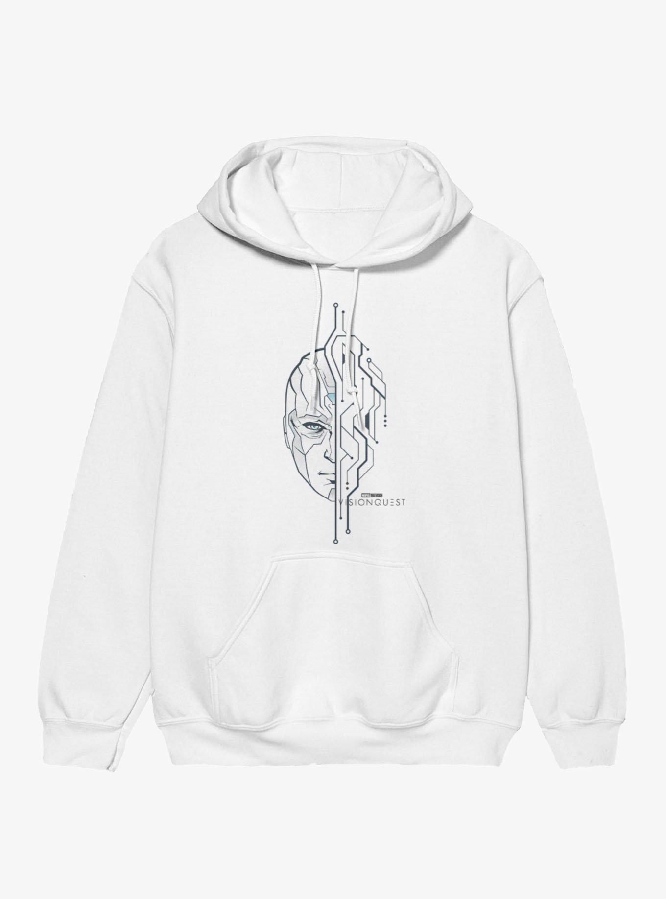 Marvel VisionQuest Circuit Face Split Hoodie