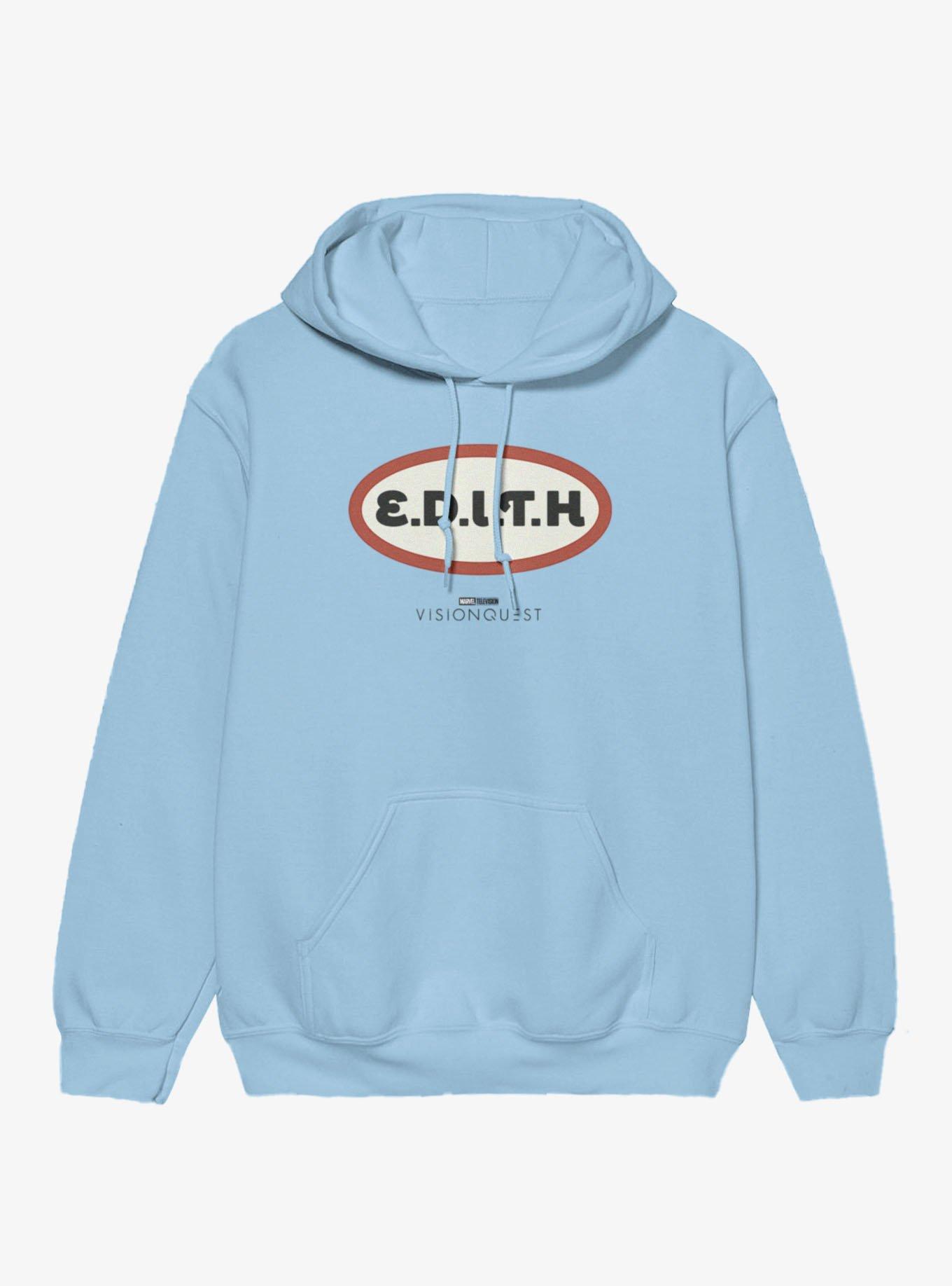 Marvel VisionQuest EDITH Vintage Oval Logo Hoodie