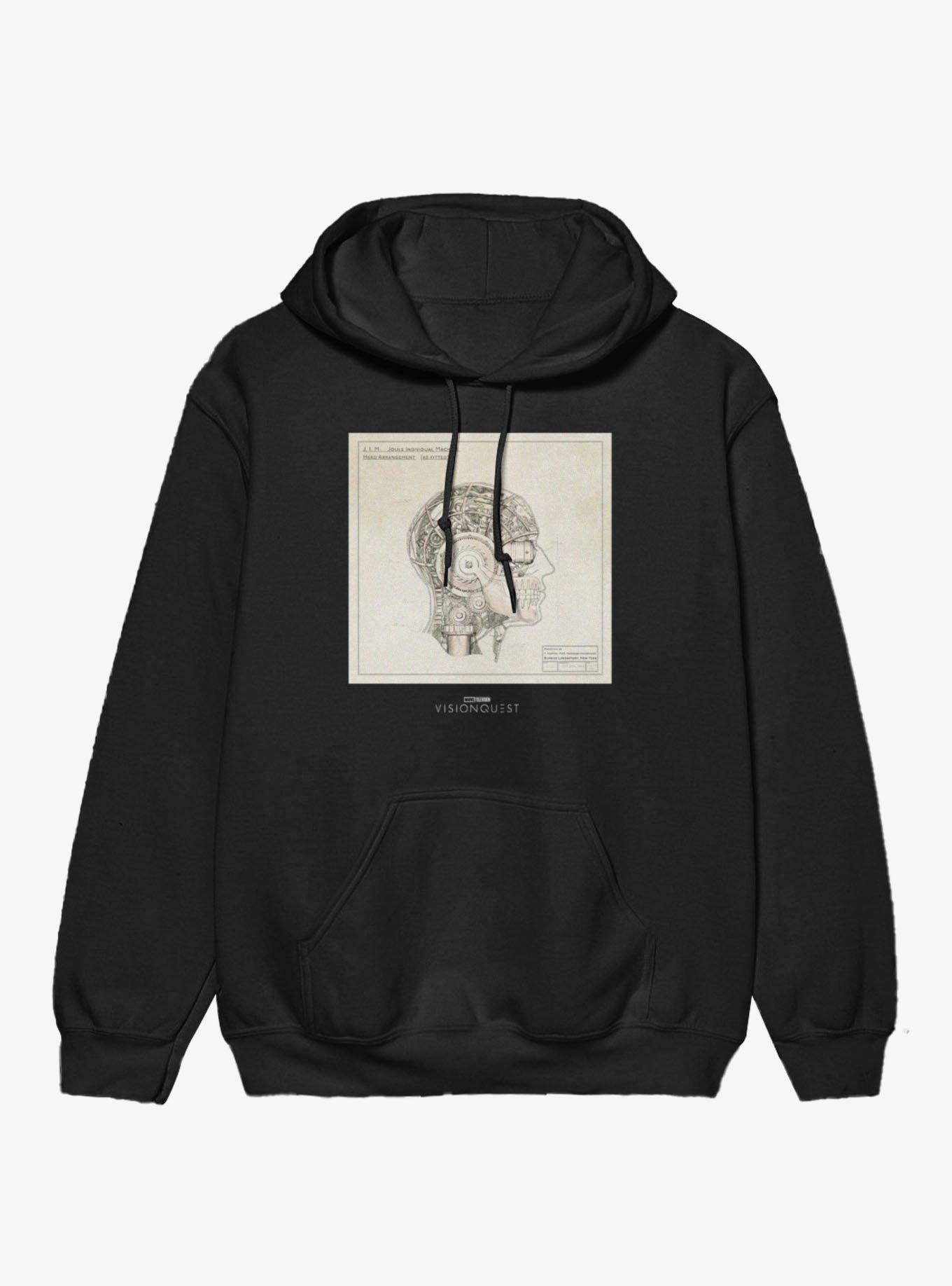 Marvel VisionQuest JIM Head Prototype Burgos Labs Hoodie