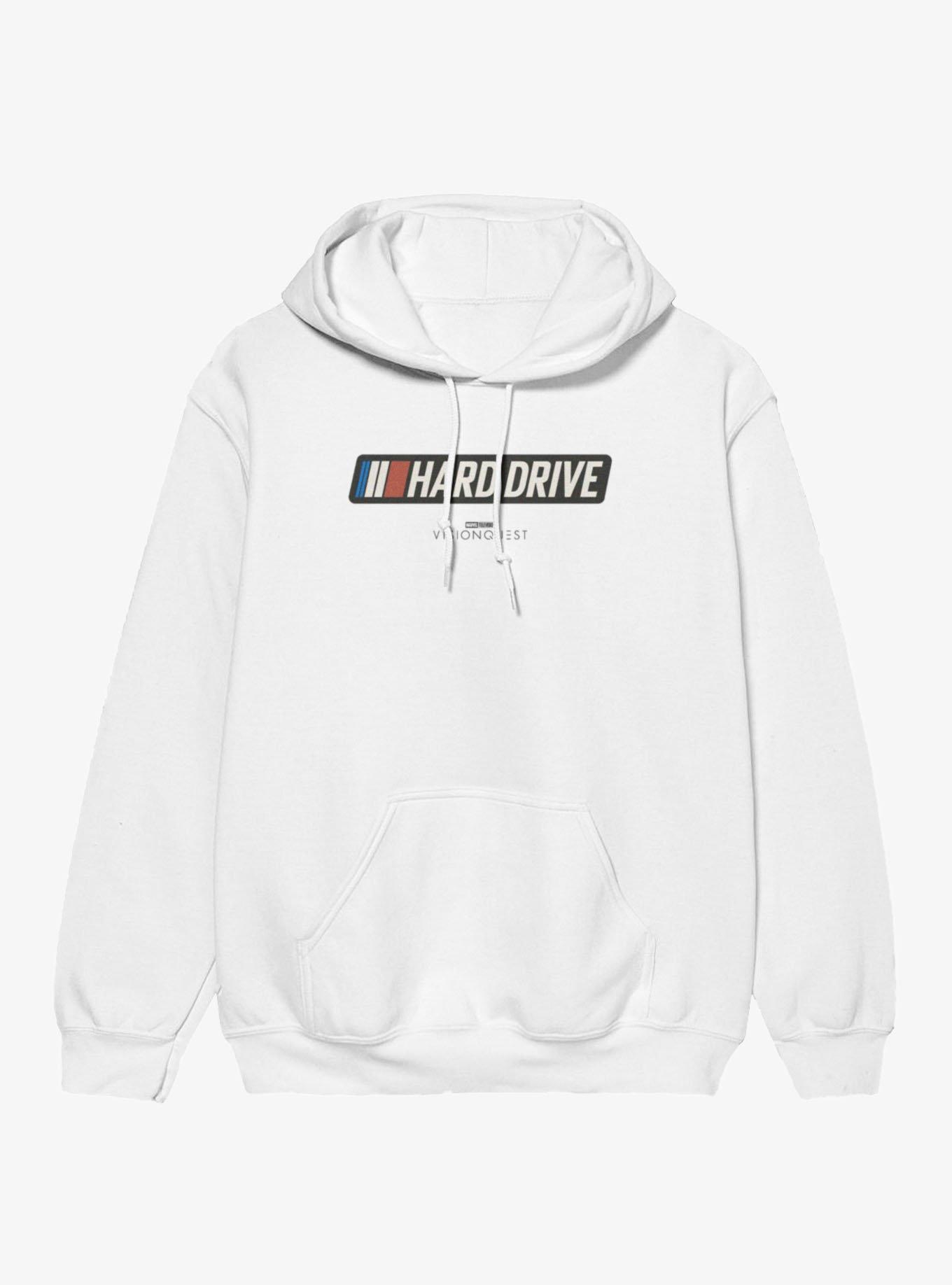 Marvel VisionQuest Hard Drive Racing Logo Hoodie