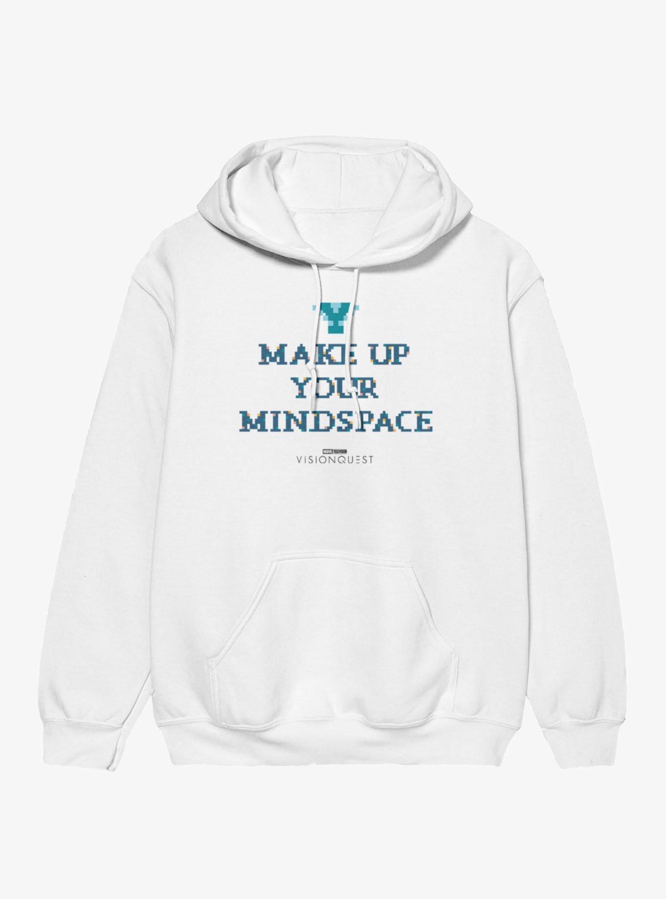 Marvel VisionQuest Make Up Your Mindspace Quote Hoodie