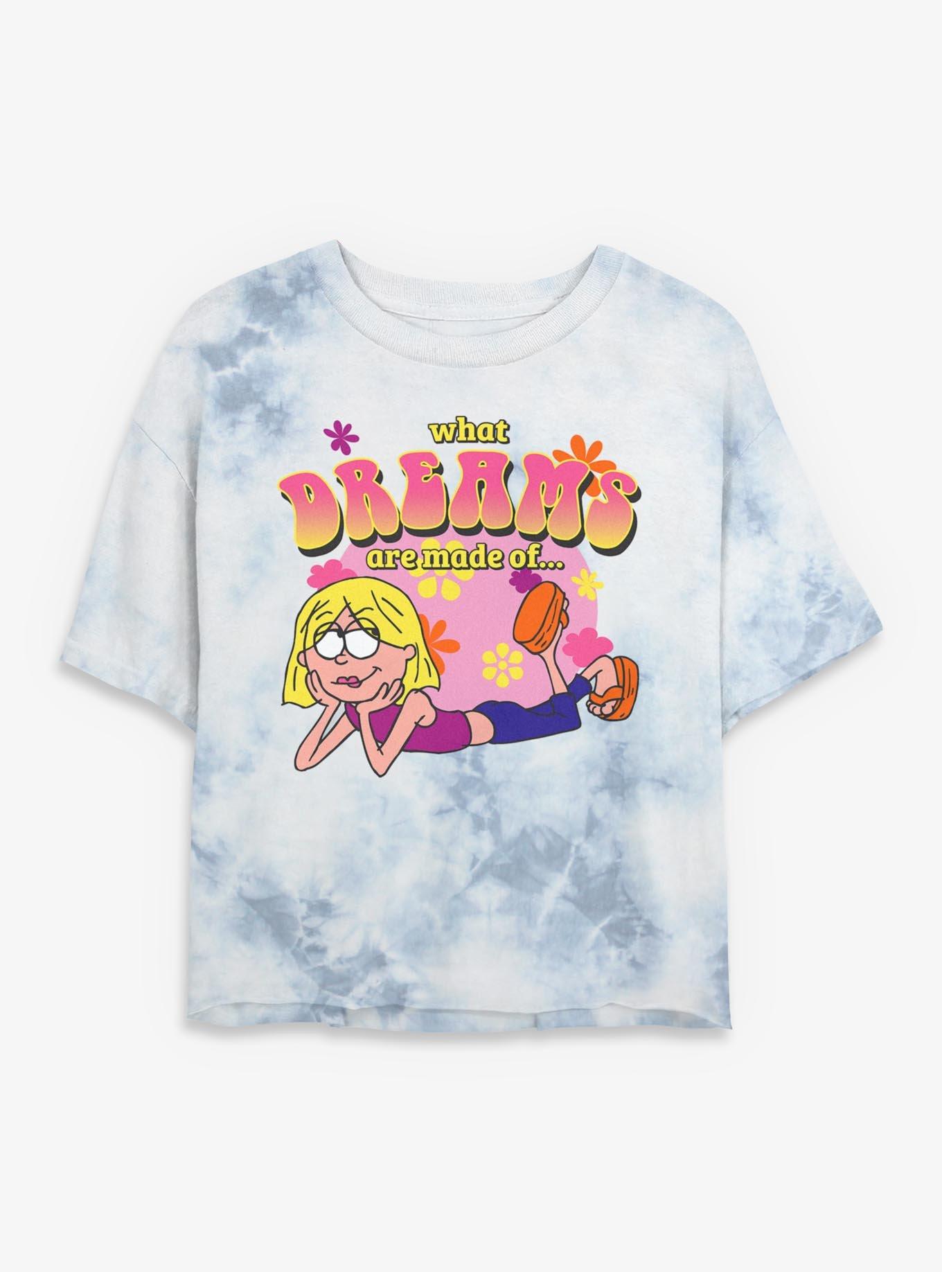 Disney Lizzie McGuire Dreams Girls Tie-Dye Crop T-Shirt