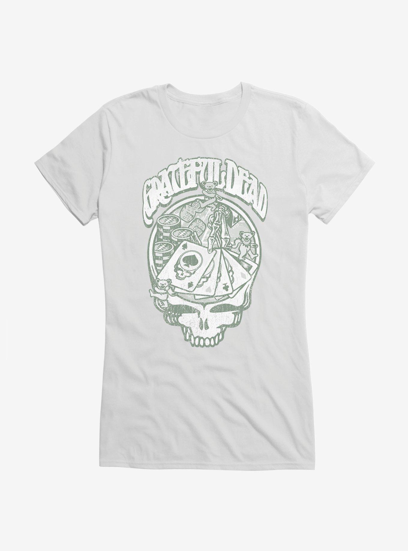 Grateful Dead Poker Hand Girls T-Shirt