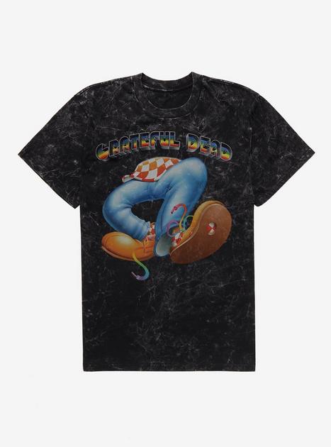 Grateful Dead EU '72 Tour Tシャツ/ M Grateful Dead Europe '72 Mineral Wash T-Shirt - BLACK | Hot Topic