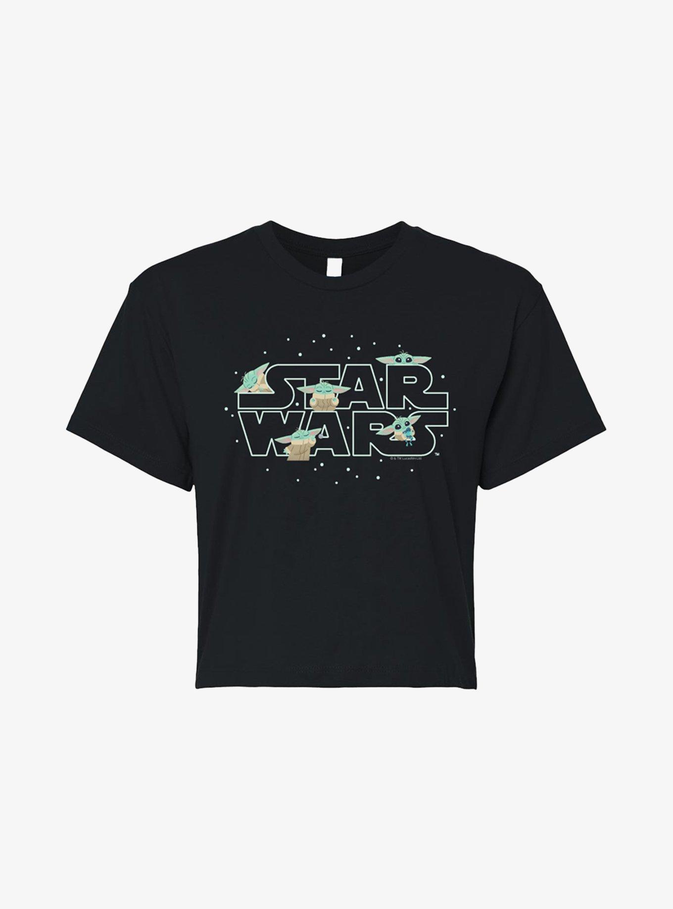 Star Wars The Mandalorian Grogu Girls Crop T-Shirt