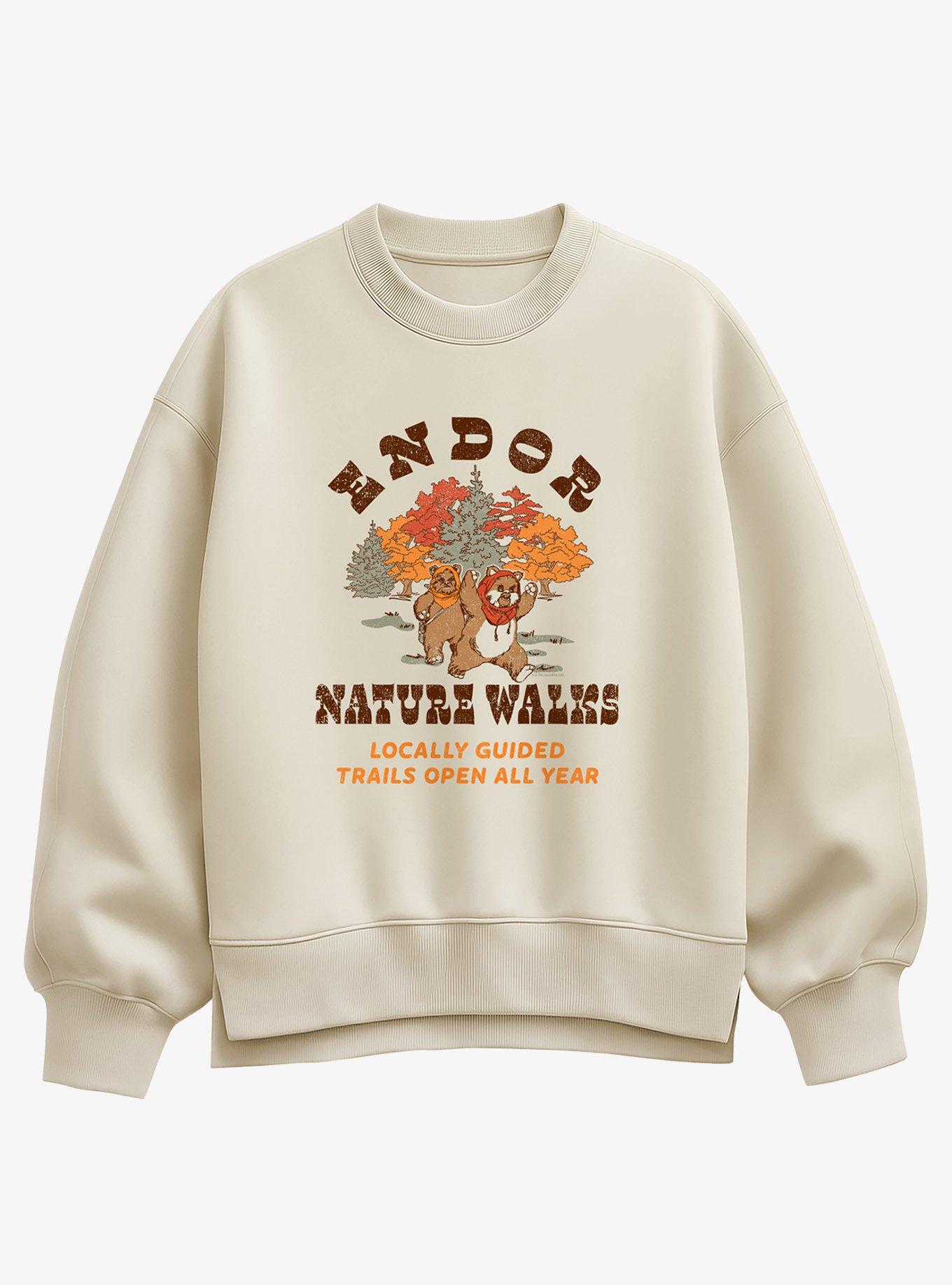 Star Wars Endor Nature Walks Girls Oversized Sweatshirt