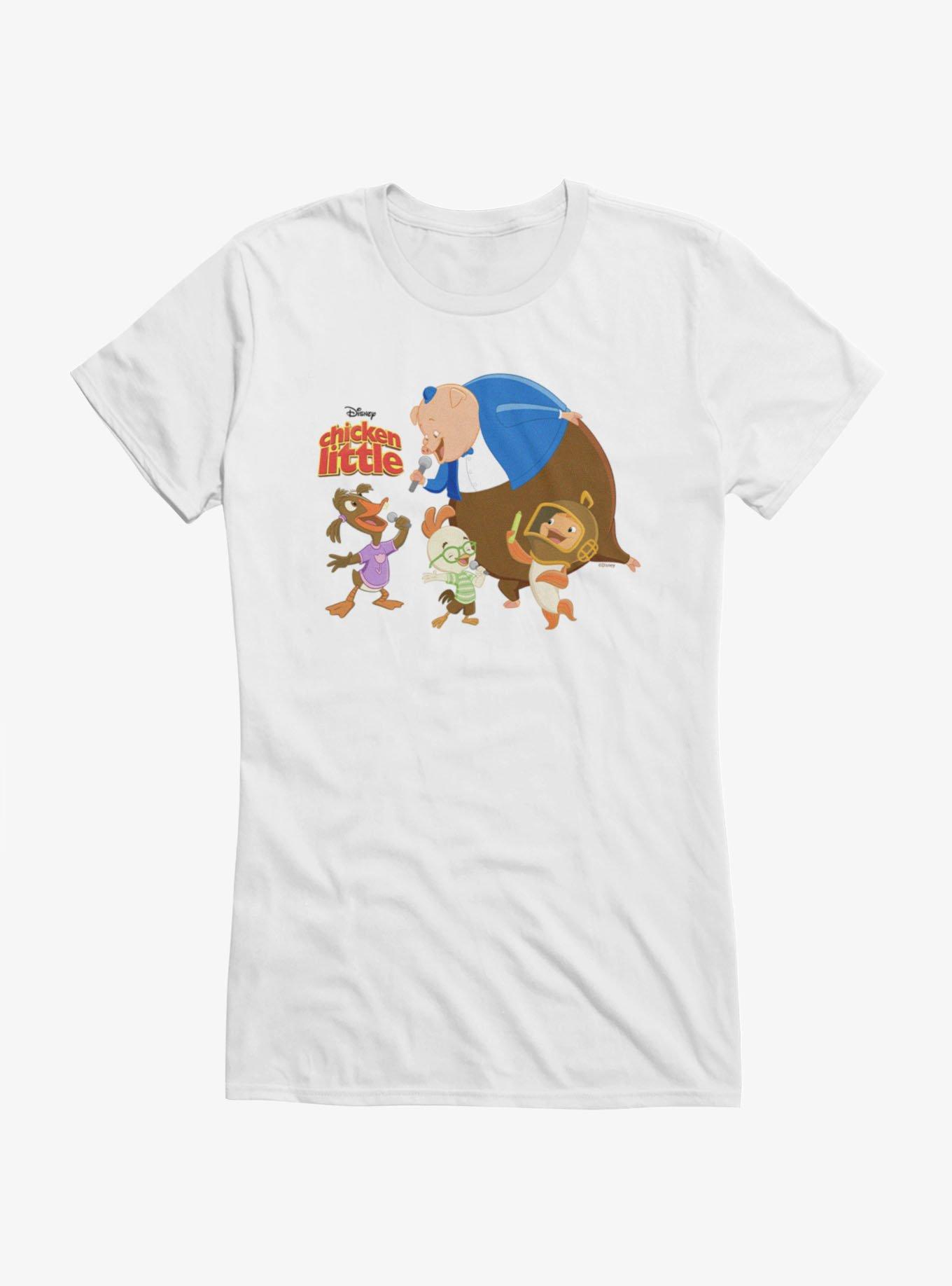 Disney Chicken Little Karaoke Friends Girls T-Shirt