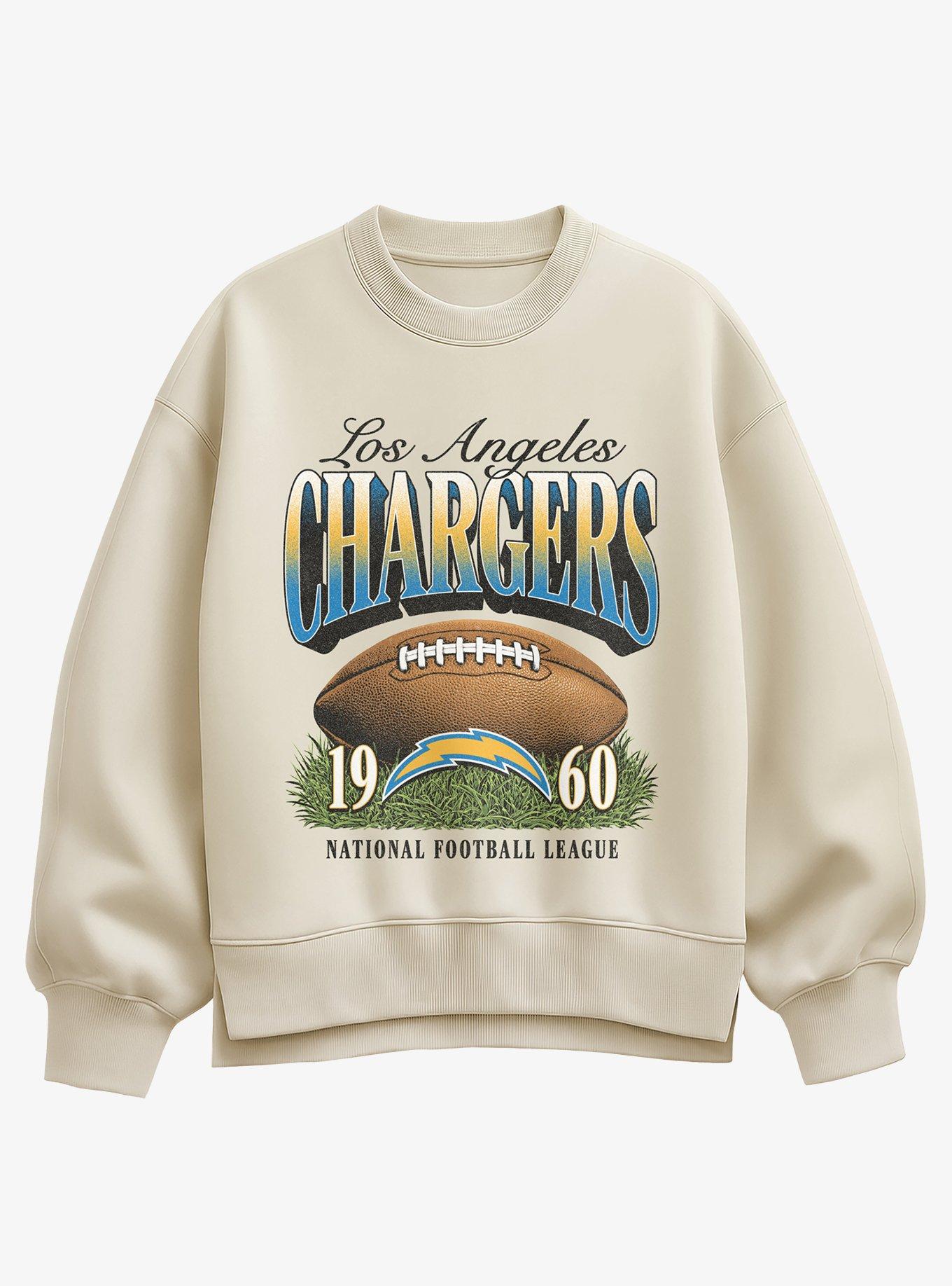 レンジャー　NARASHINO RANGERスウェット トップスLL 新品未使用 NFL Los Angeles Chargers Sunday Snap Girls Oversized Sweatshirt