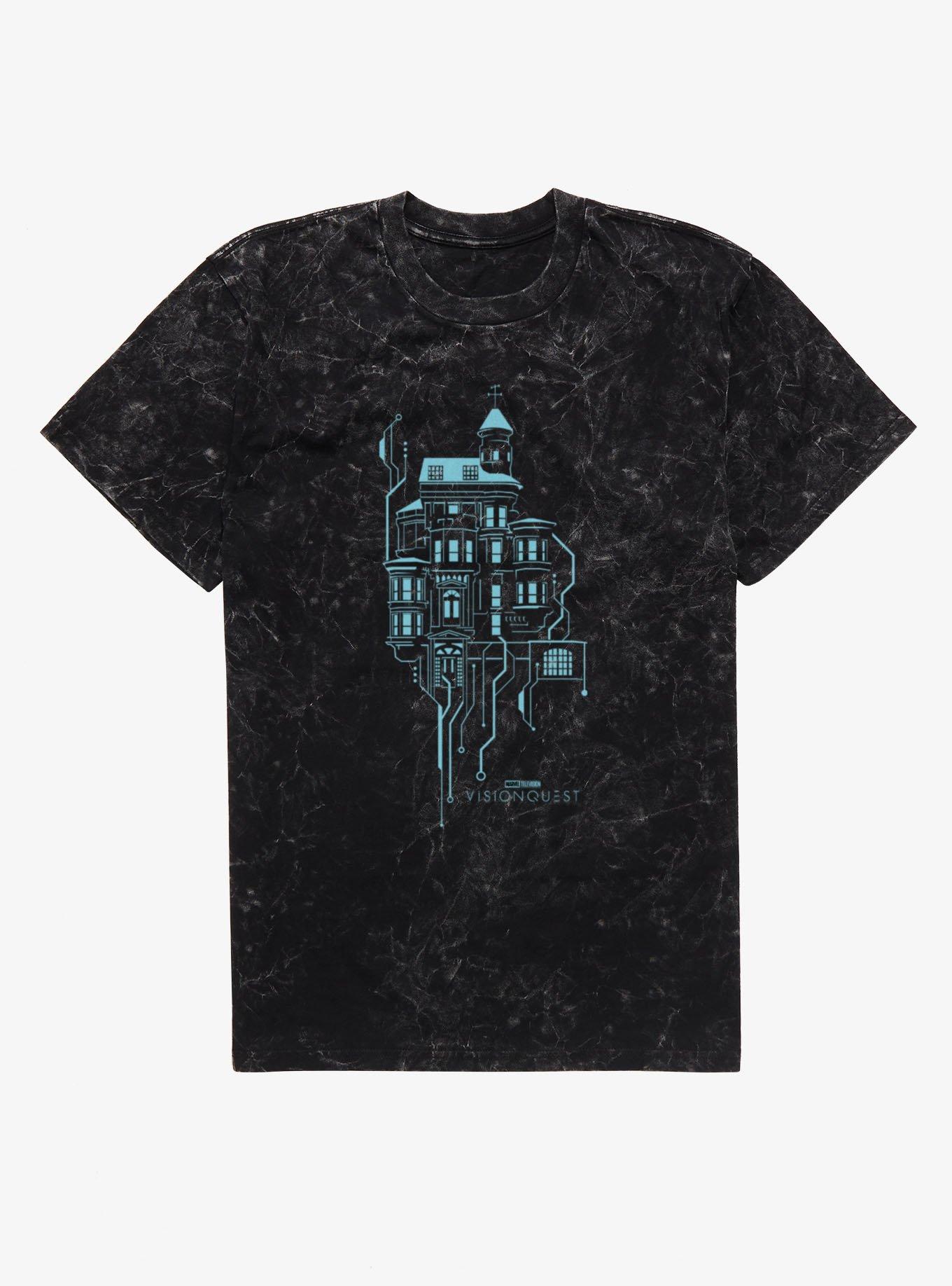 Marvel VisionQuest Circuit Board Home Mineral Wash T-Shirt