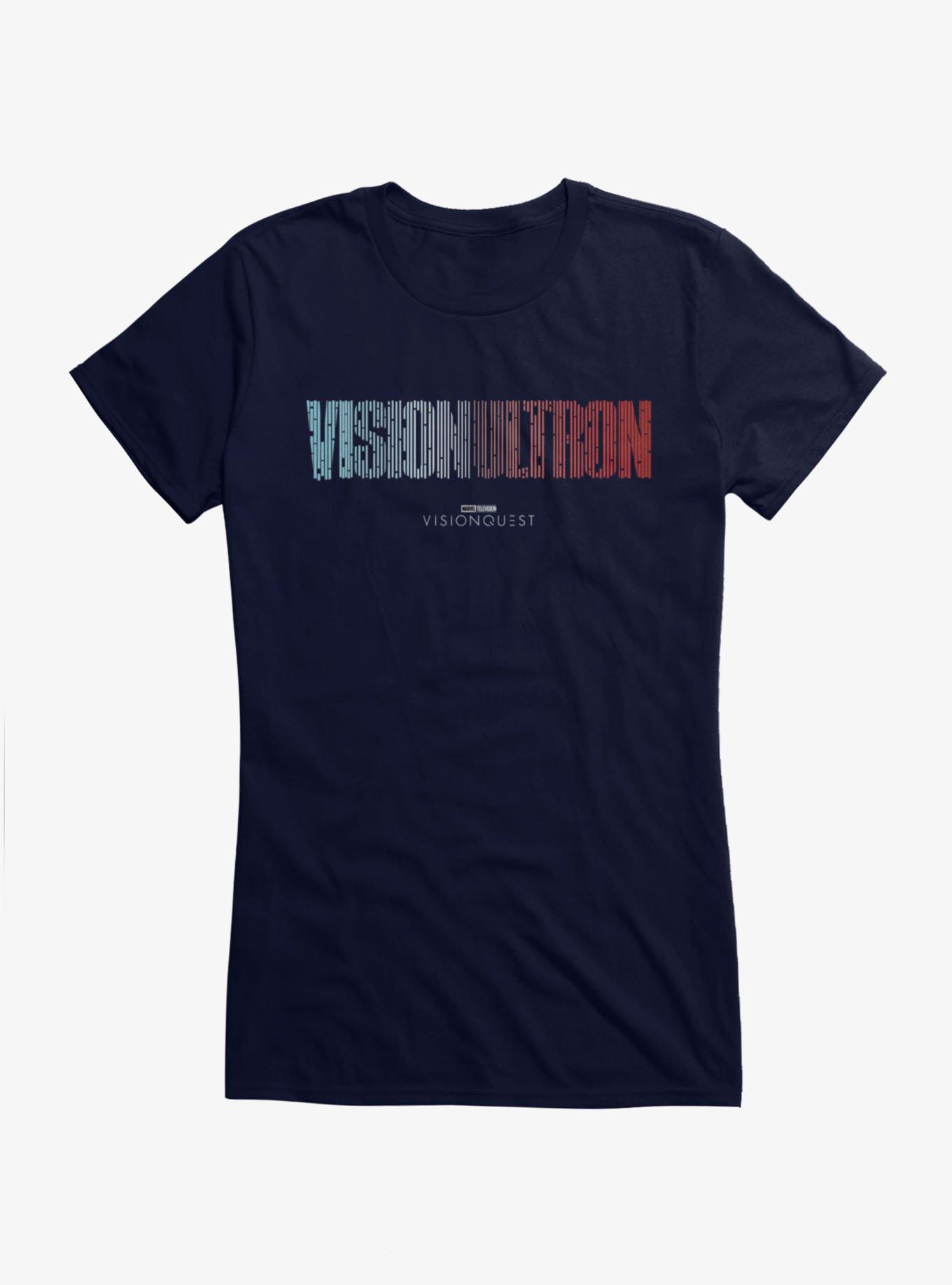 Marvel VisionQuest Vision Ultron Text Girls T-Shirt