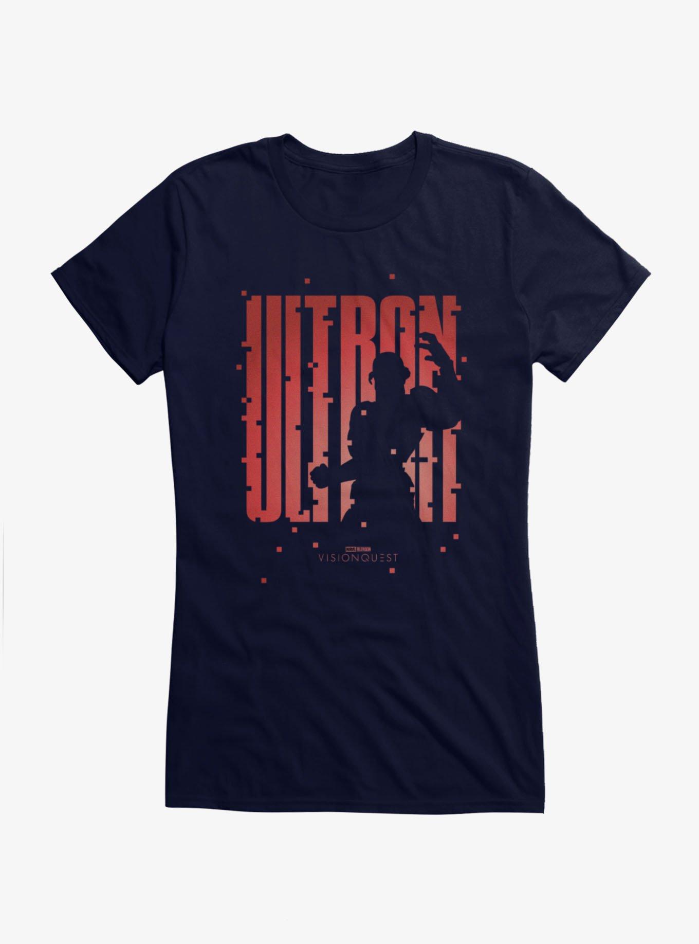 Marvel VisionQuest Ultron Silhouette In Name Girls T-Shirt