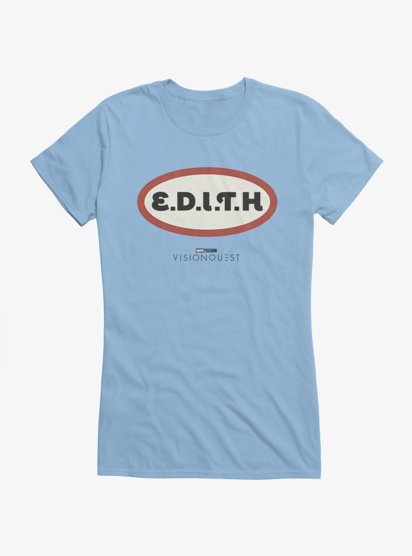 Marvel VisionQuest EDITH Vintage Oval Logo Girls T-Shirt