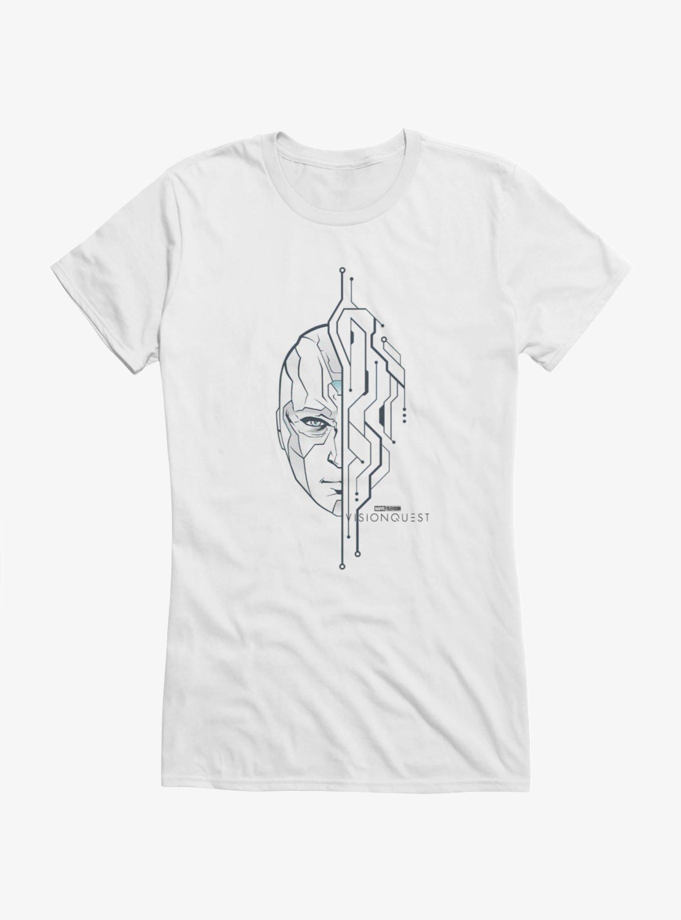 Marvel VisionQuest Circuit Face Split Girls T-Shirt