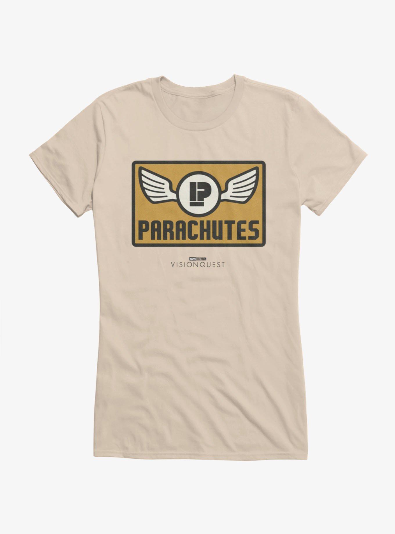 Marvel VisionQuest Parachutes Logo Rectangle Girls T-Shirt