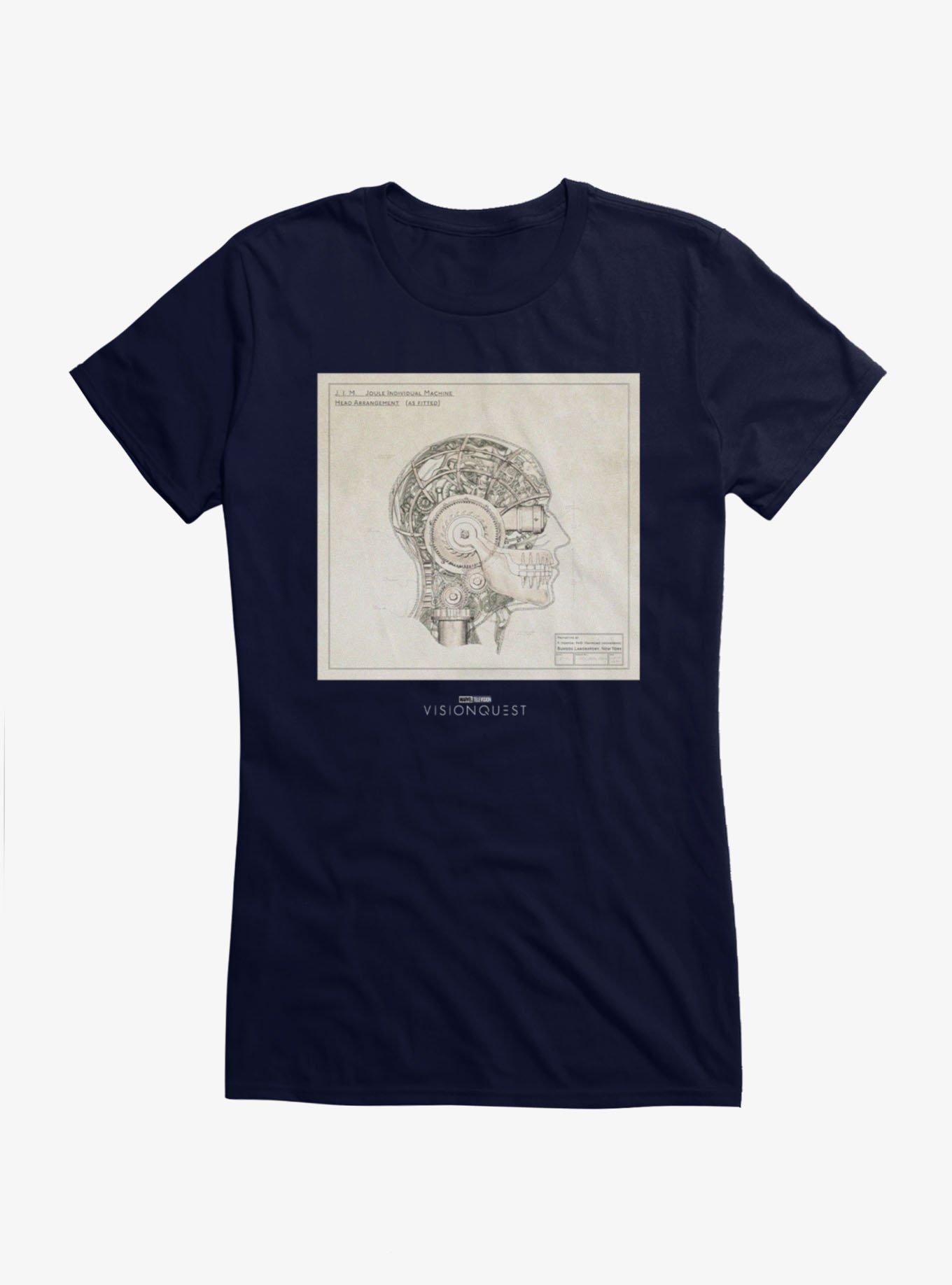 Marvel VisionQuest JIM Head Prototype Burgos Labs Girls T-Shirt