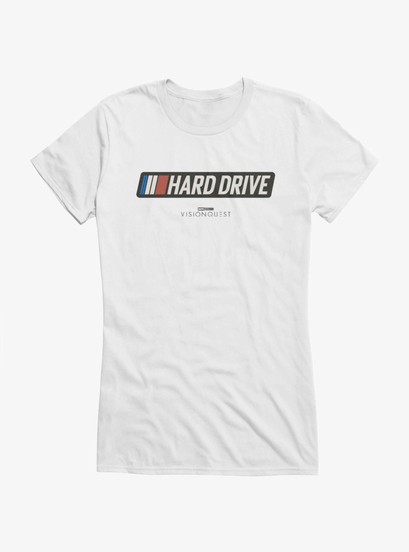 Marvel VisionQuest Hard Drive Racing Logo Girls T-Shirt