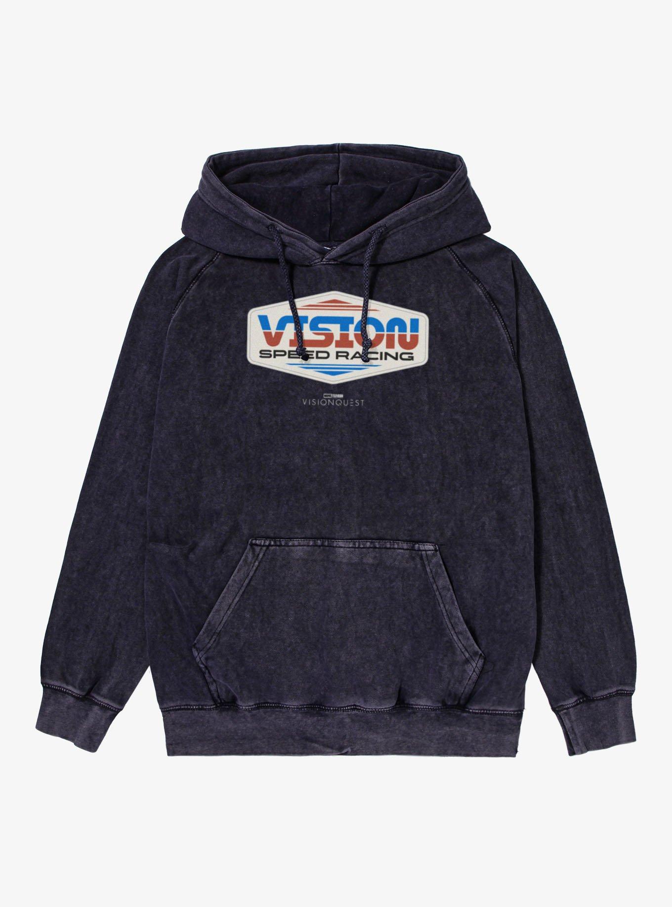 Marvel VisionQuest Speed Racing Vision Team Logo Mineral Wash Hoodie