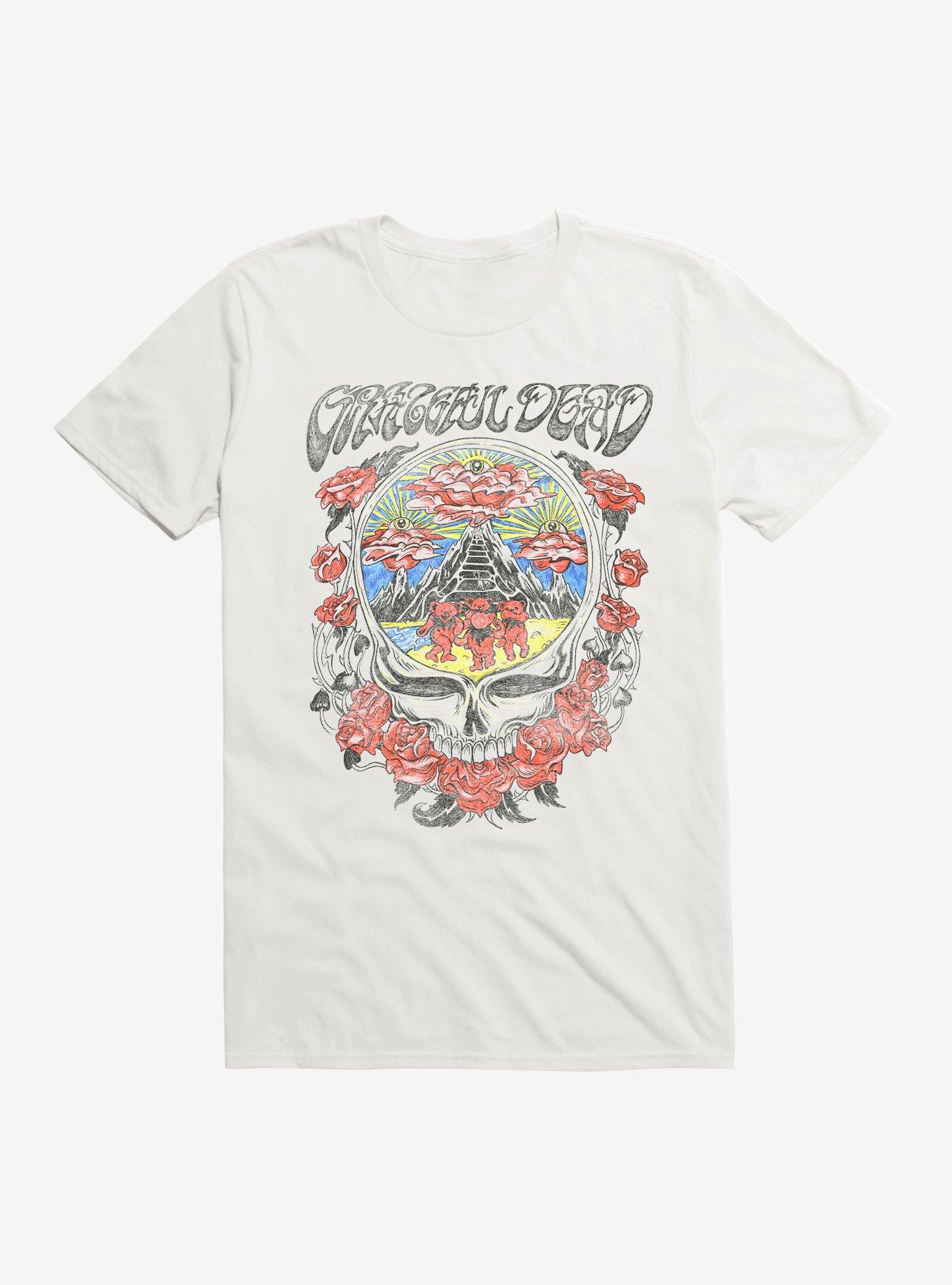 Grateful Dead Vintage Roses Logo T-Shirt