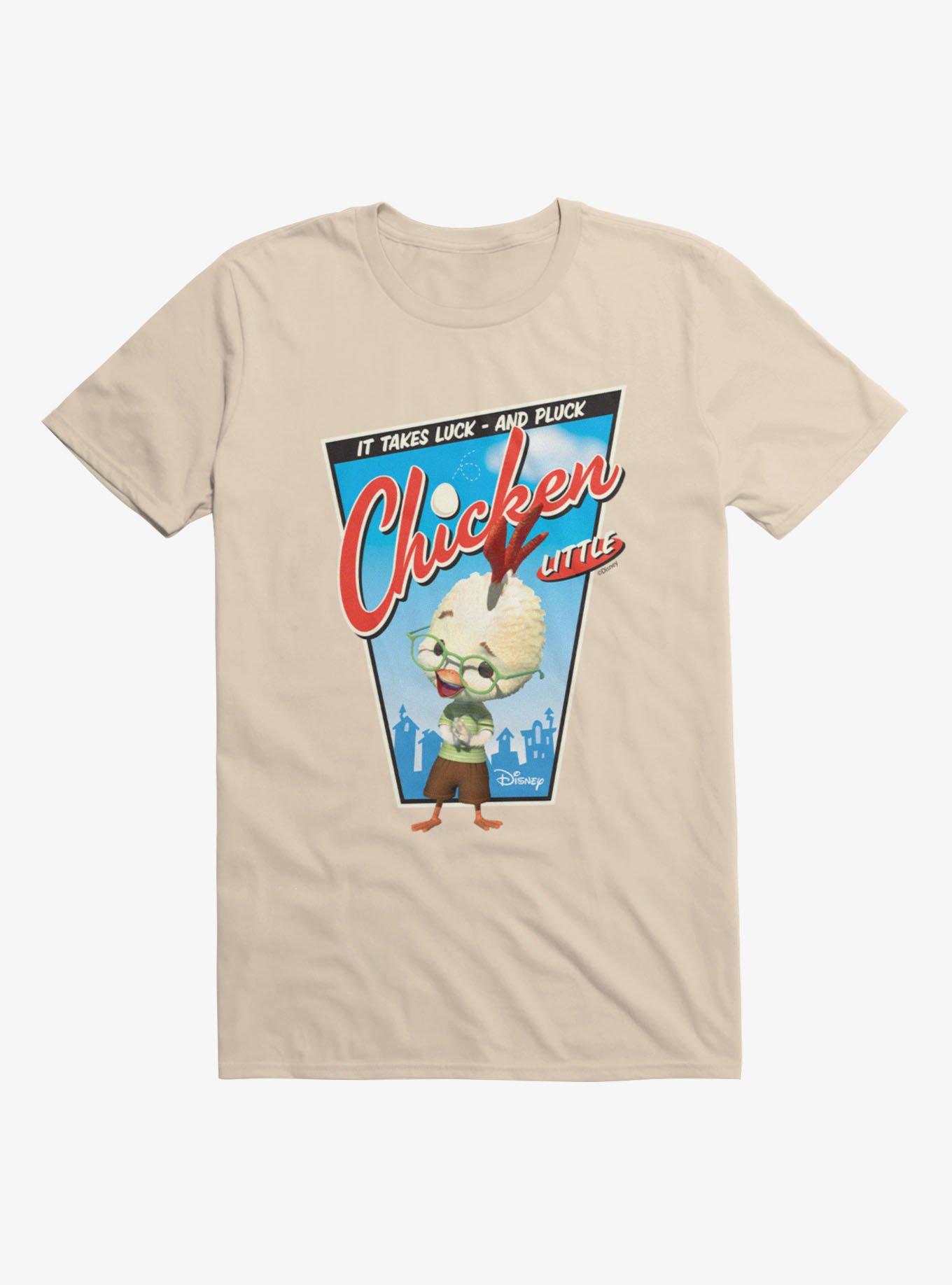 Disney Chicken Little It Takes Luck And Pluck Retro T-Shirt