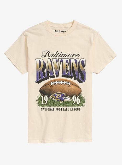 NFL 1996 Baltimore Ravens Sunday Snap T-Shirt - BEIGETAN | BoxLunch