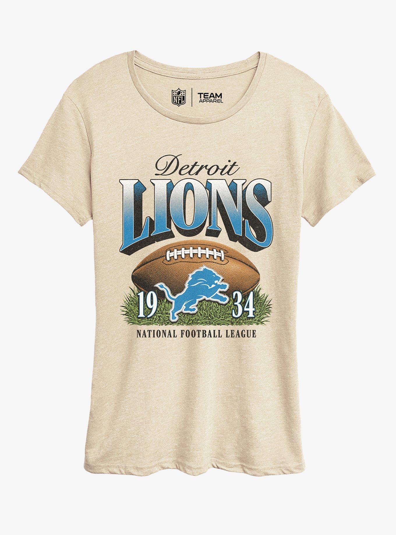 NFL 1934 Detroit Lions Sunday Snap Womens T-Shirt