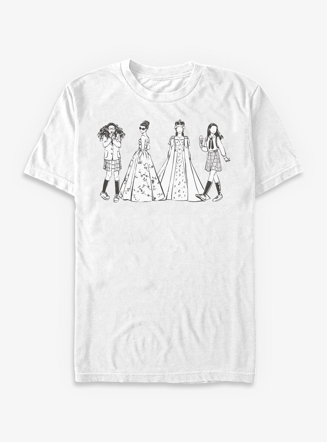 Disney The Princess Diaries Mia Line Up T-Shirt