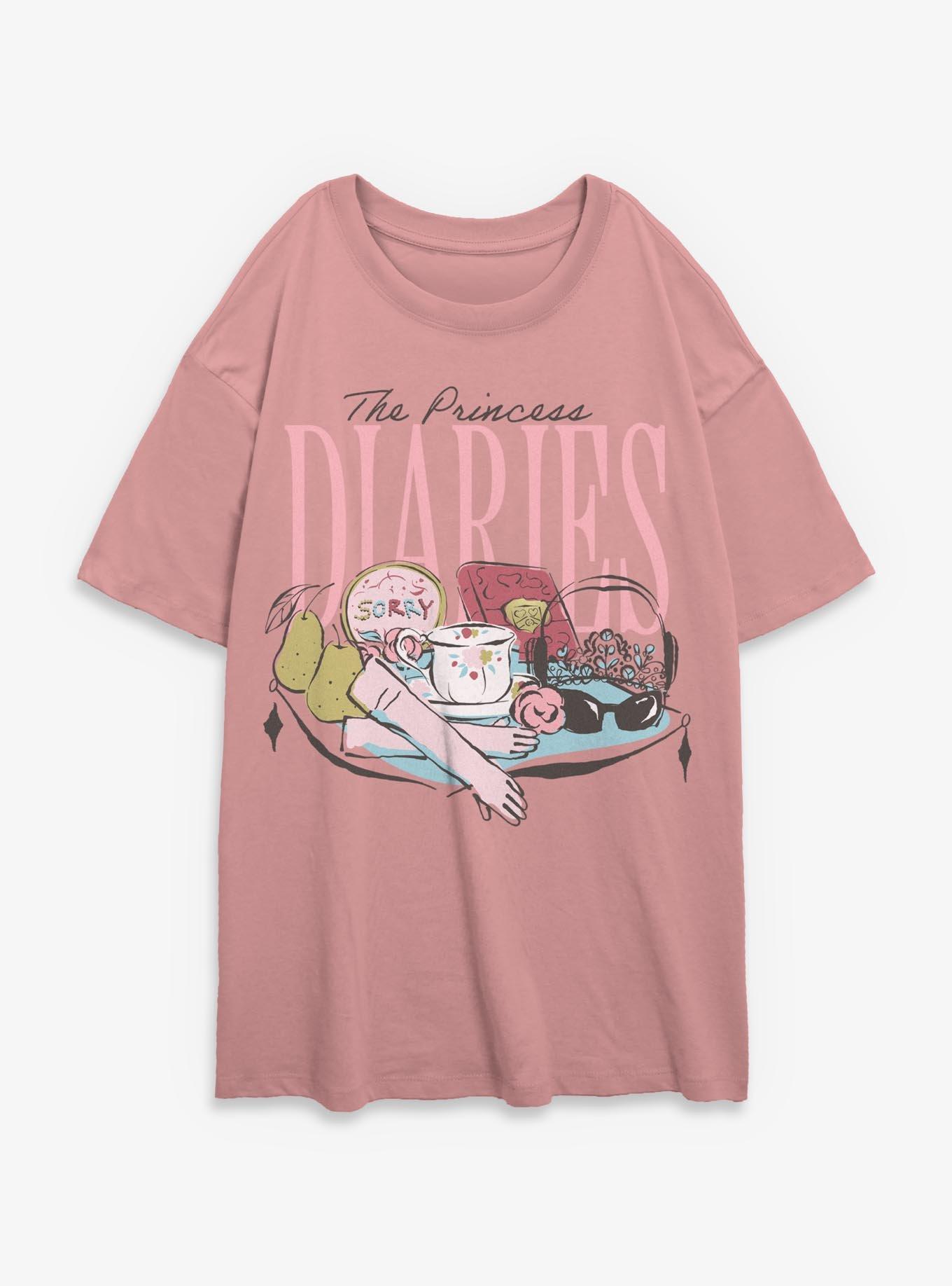 Disney The Princess Diaries Still Life Scene Girls Oversized T-Shirt
