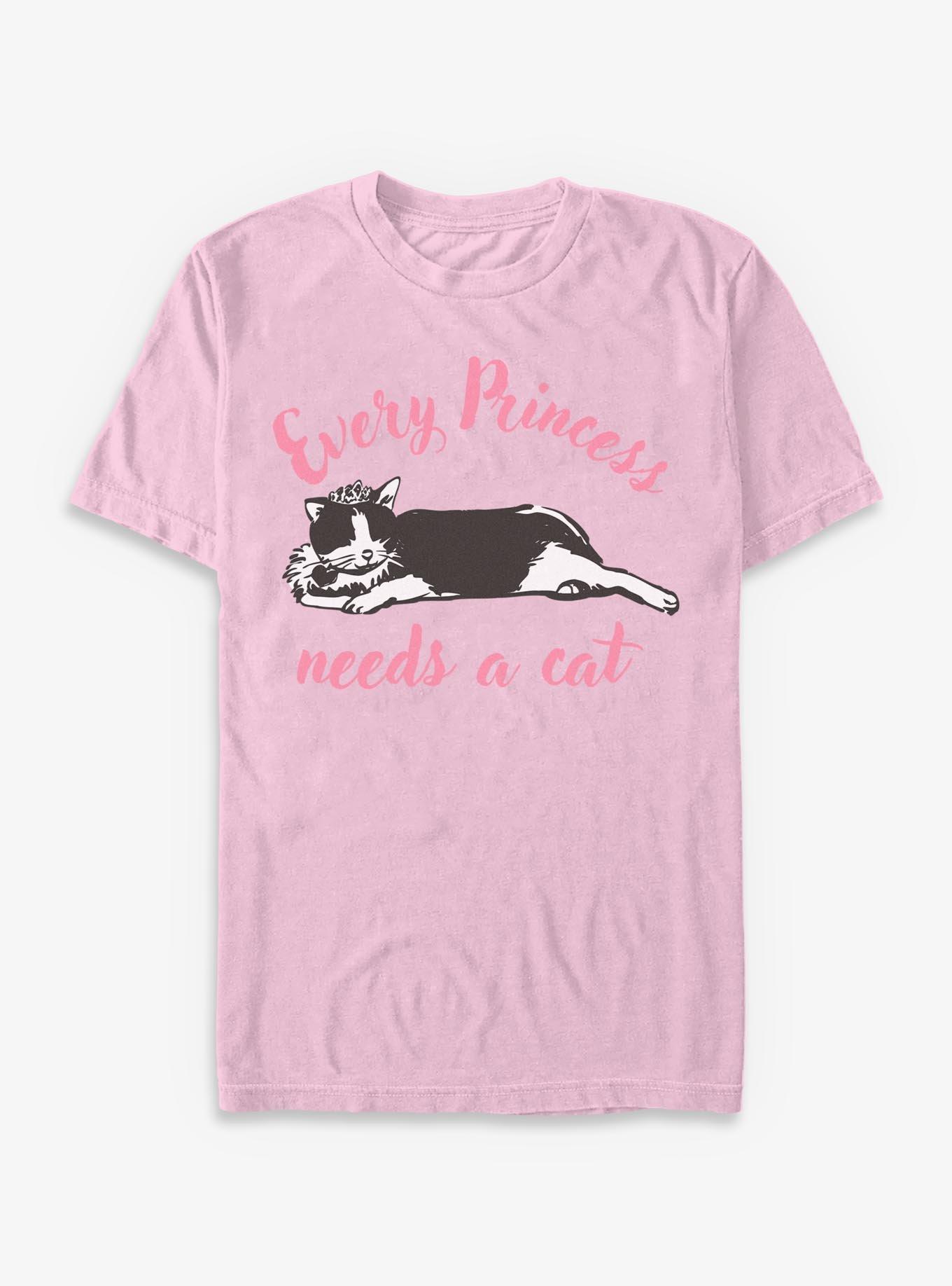 COMFORTCOLORS Disney The Princess Diaries Every Princess Needs A Cat Garment Dye T-Shirt