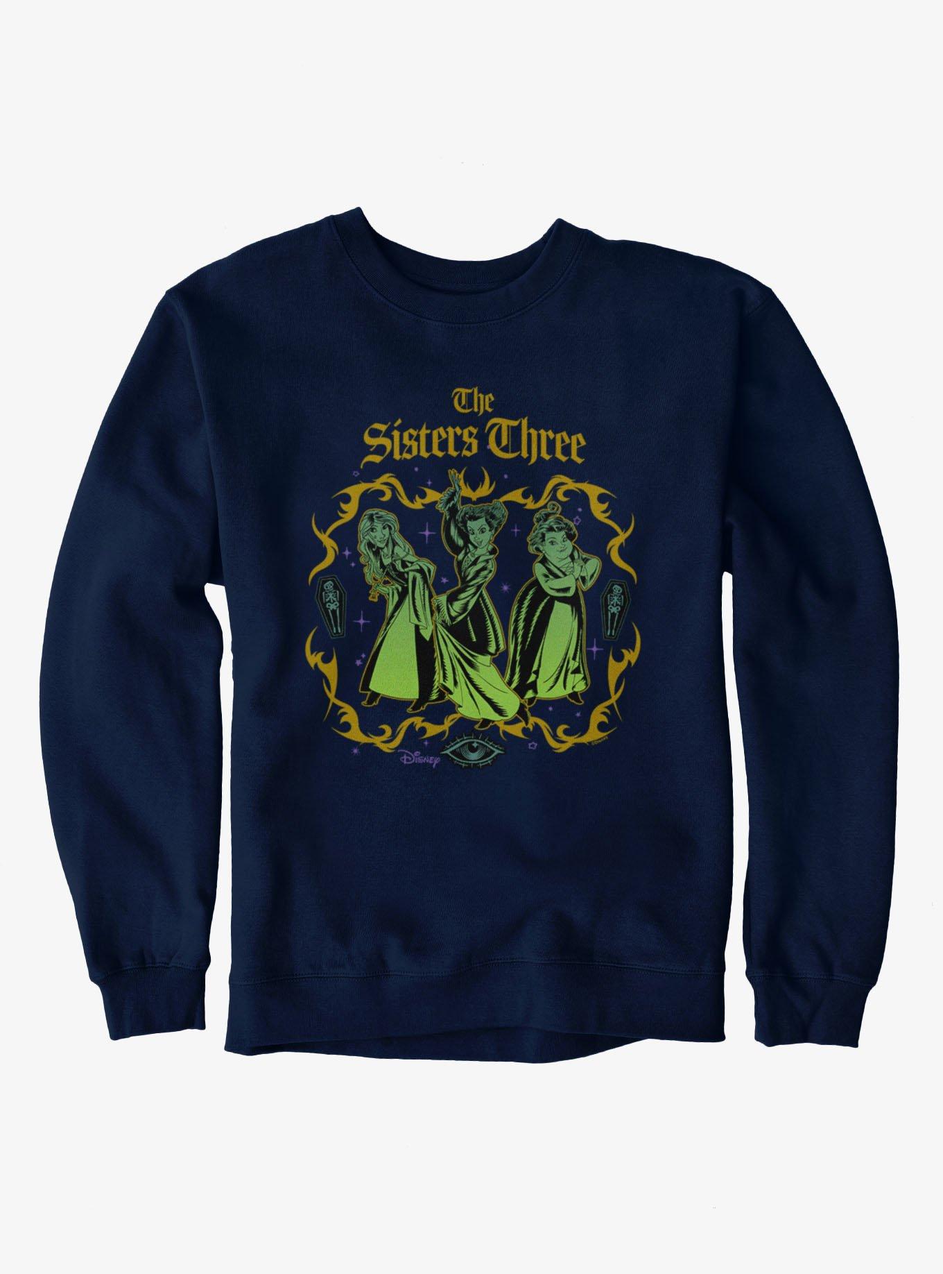 Disney Hocus Pocus Sisters Three With Casket Sweatshirt