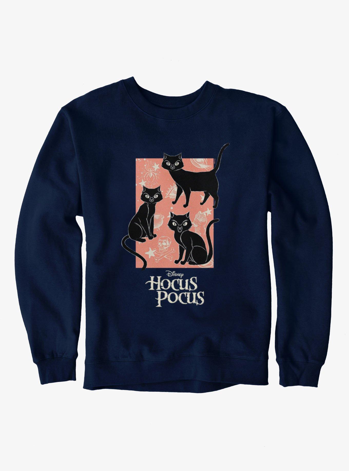 Disney Hocus Pocus Spooky Black Cats Sweatshirt