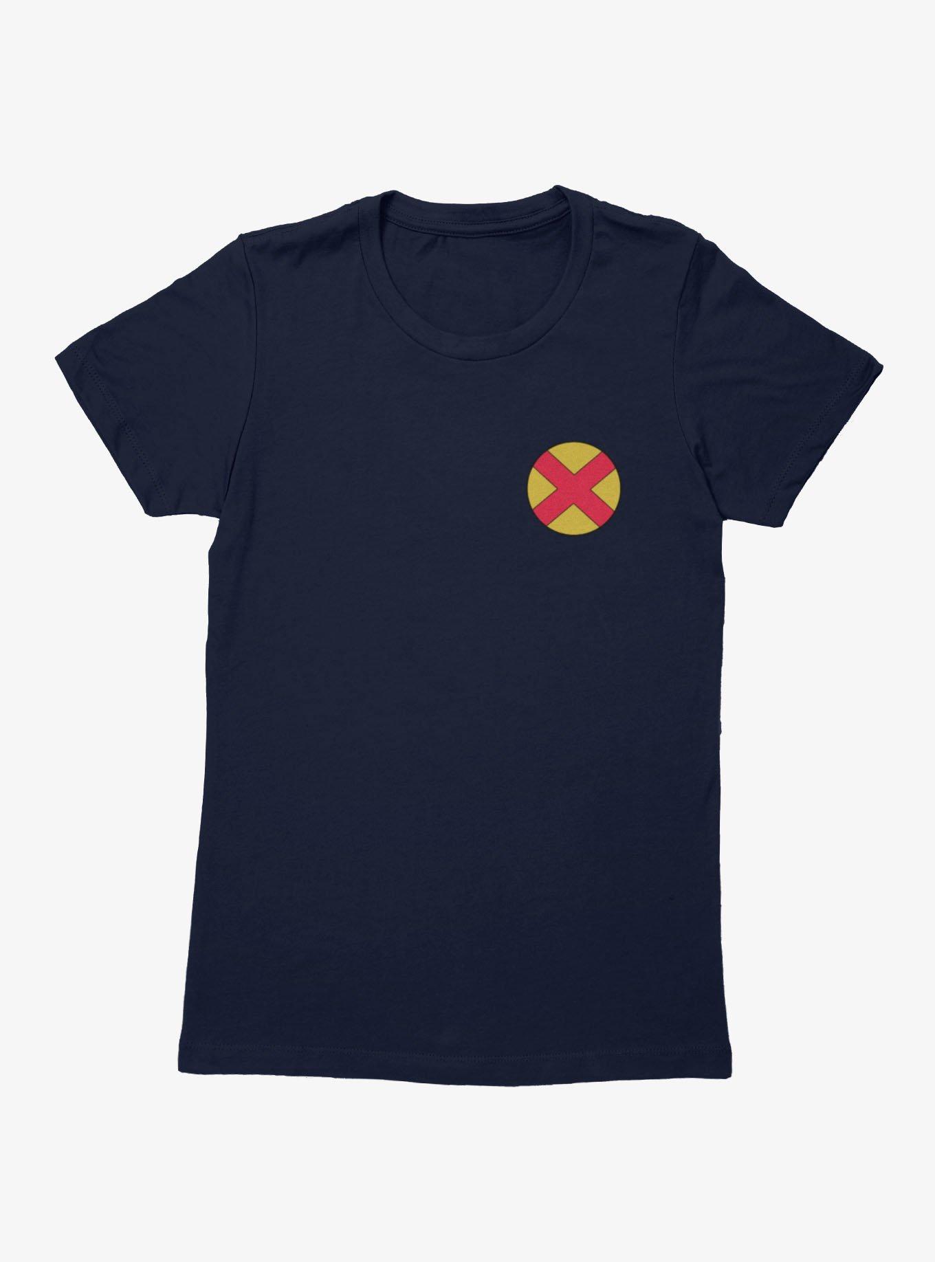 Marvel X-men 97 X Factor Left Crest Icon Womens T-Shirt