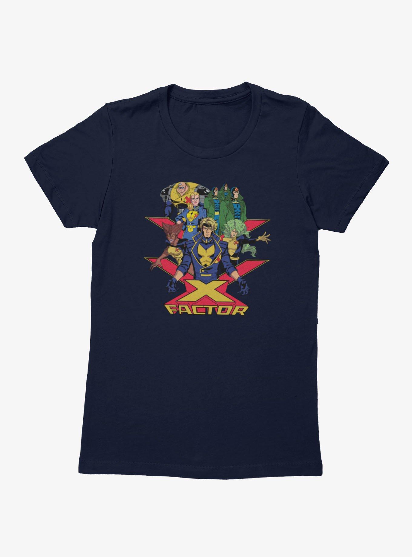 Marvel X-men 97 Team X Factor Group Shot Womens T-Shirt