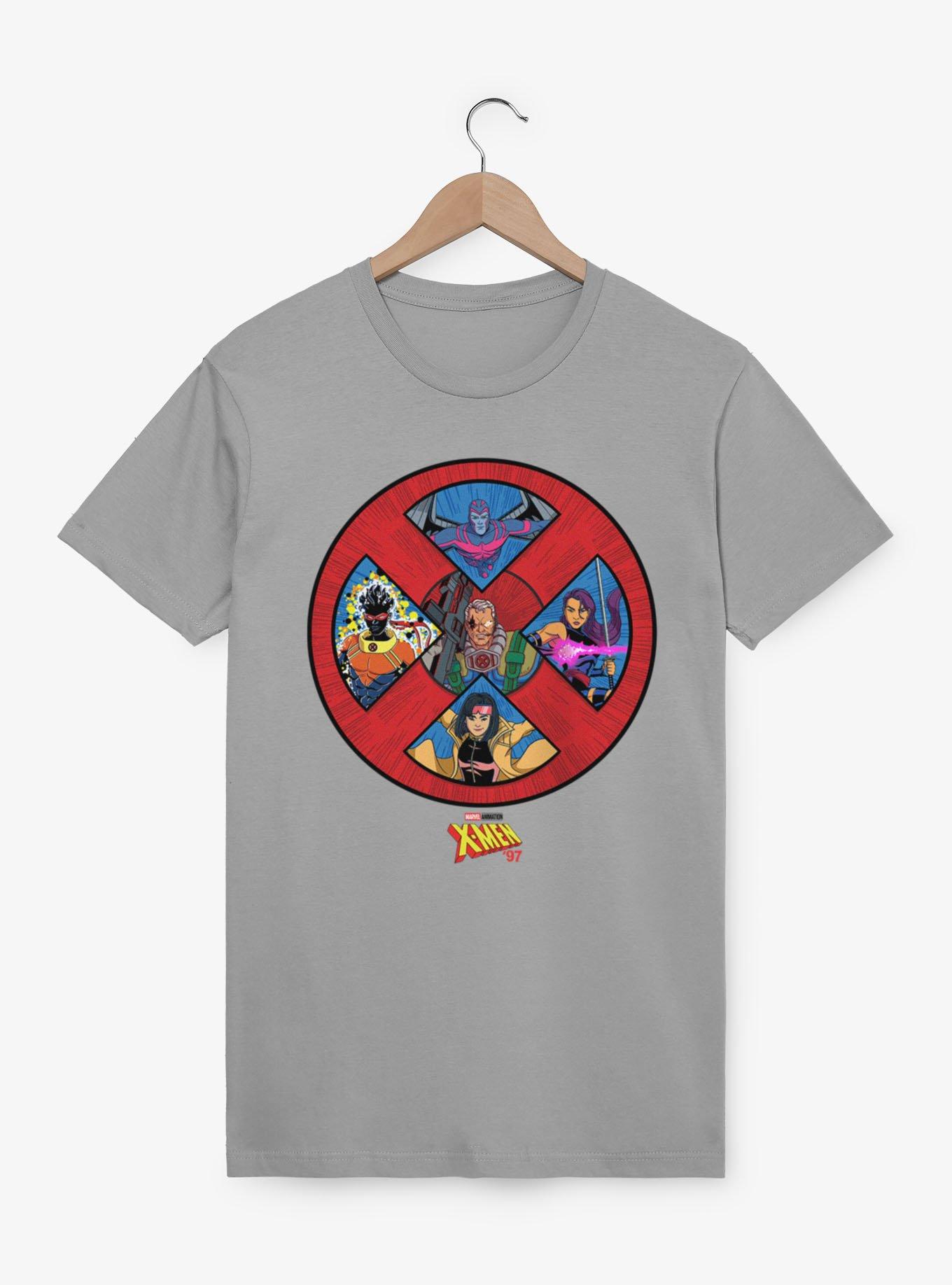 Marvel X-men 97 Red Icon With Cable T-Shirt