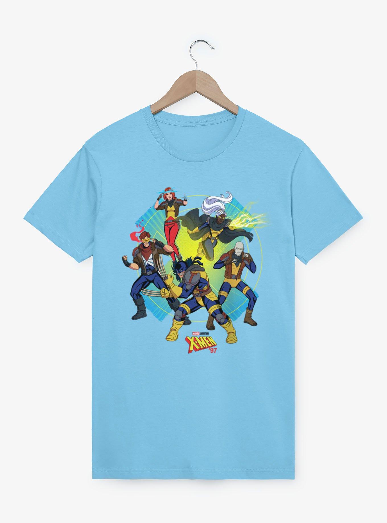 Marvel X-men 97 Burst Icon With Wolverine Cyclops Storm T-Shirt