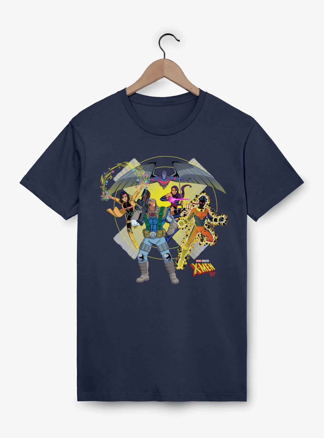 Marvel X-men 97 Burst Icon With Cable Jubilee And More T-Shirt