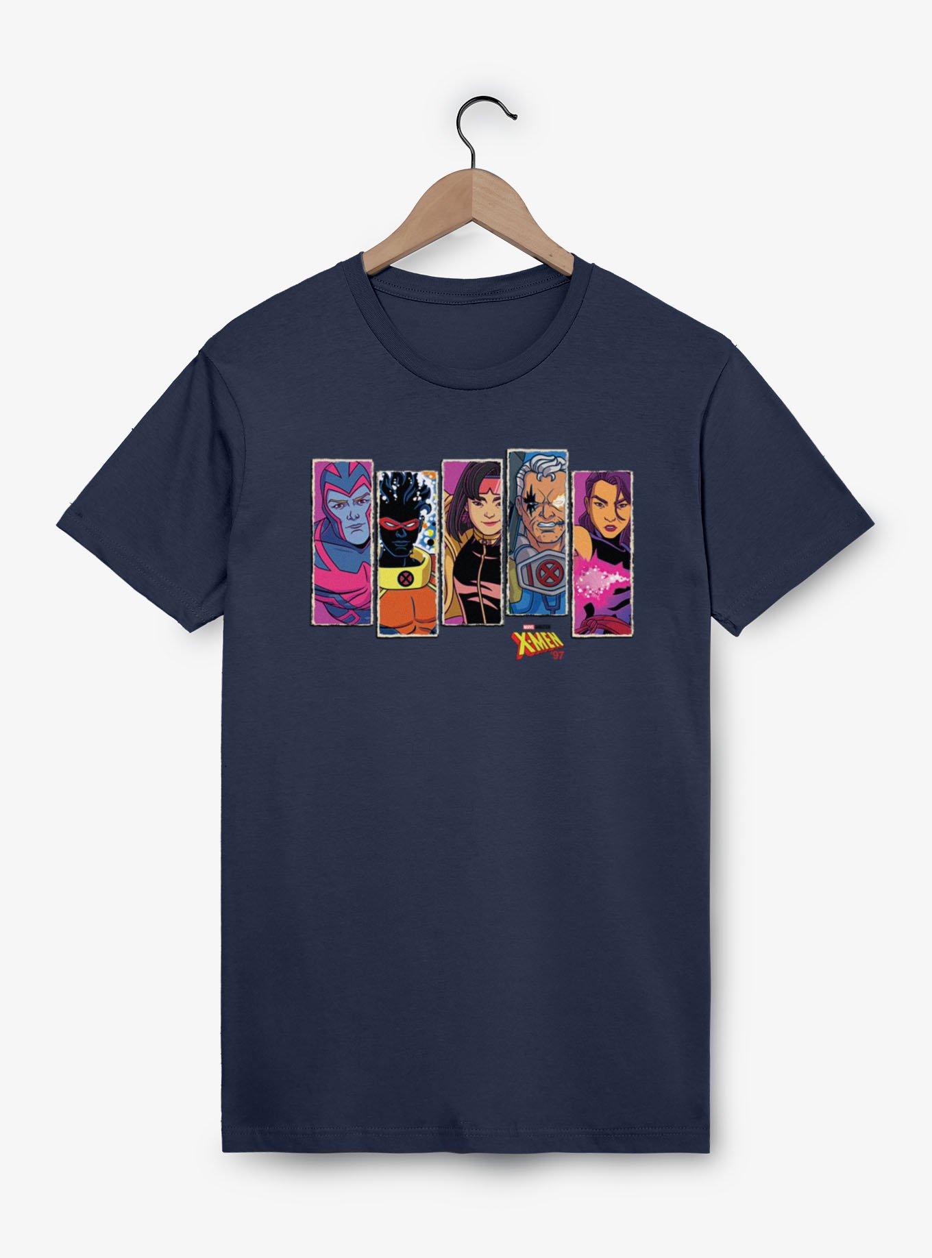 Marvel X-men 97 Character Panel 5 Strips T-Shirt