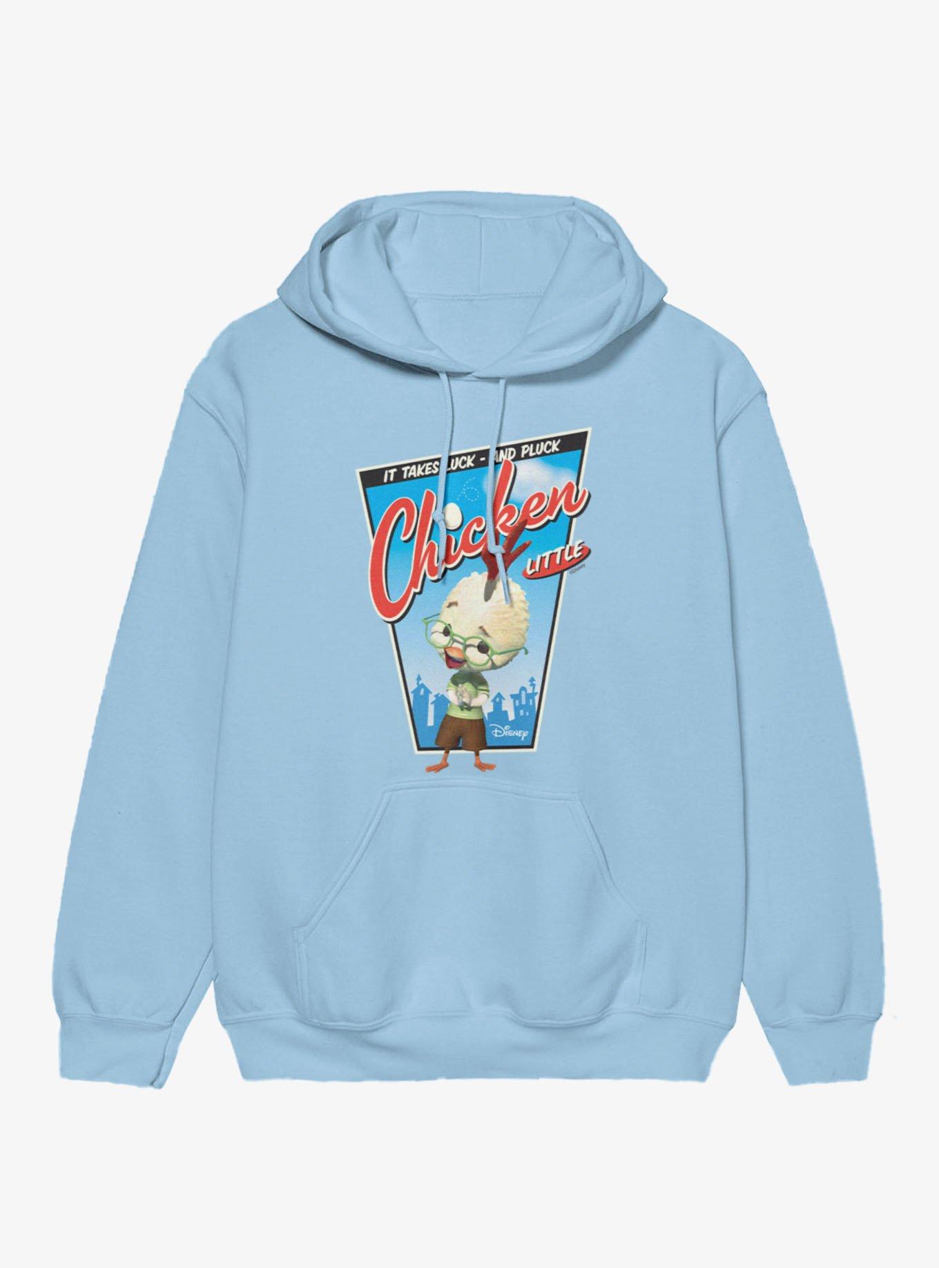 Disney Chicken Little It Takes Luck And Pluck Retro Hoodie