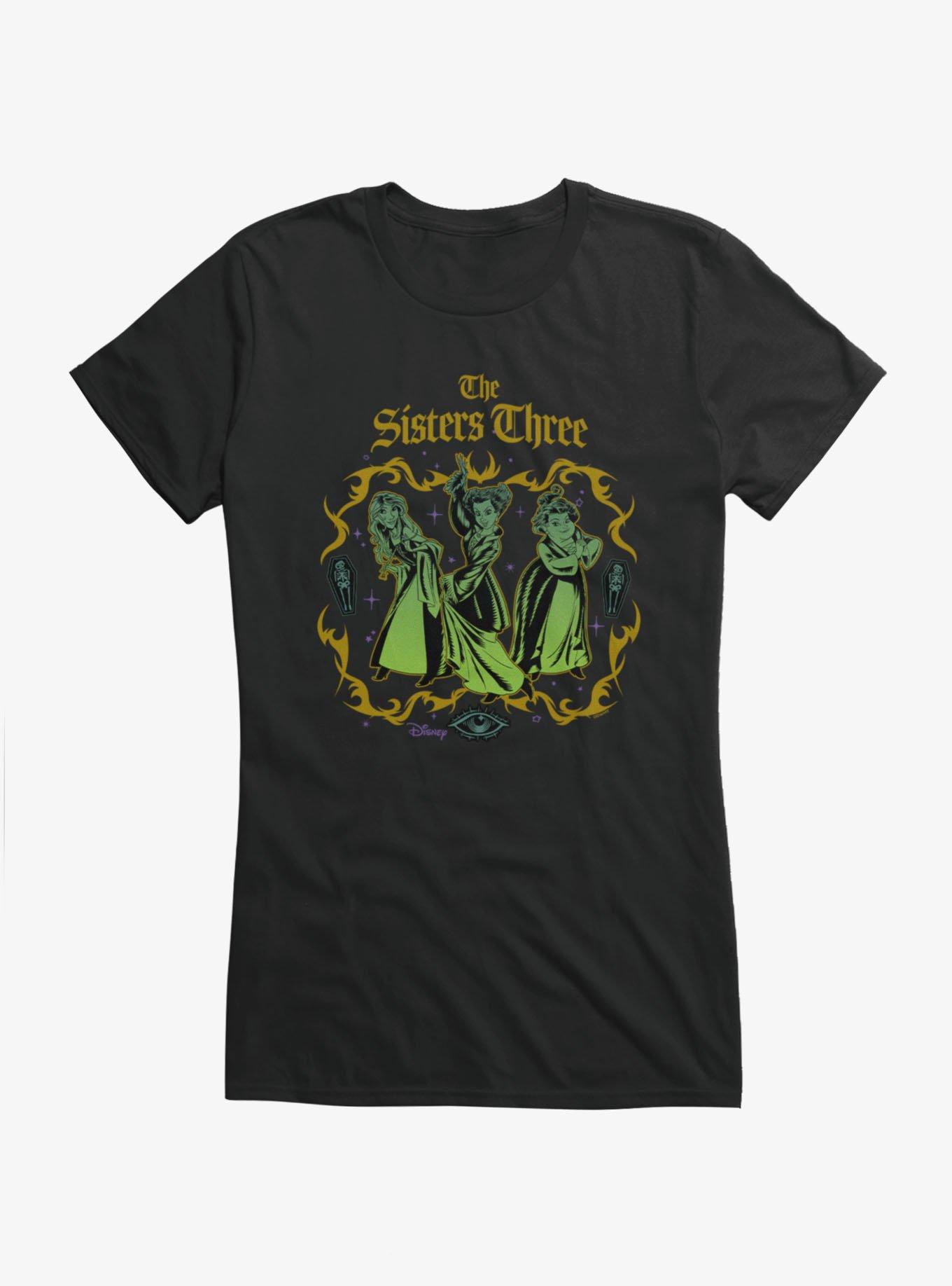 Disney Hocus Pocus Sisters Three With Casket Girls T-Shirt