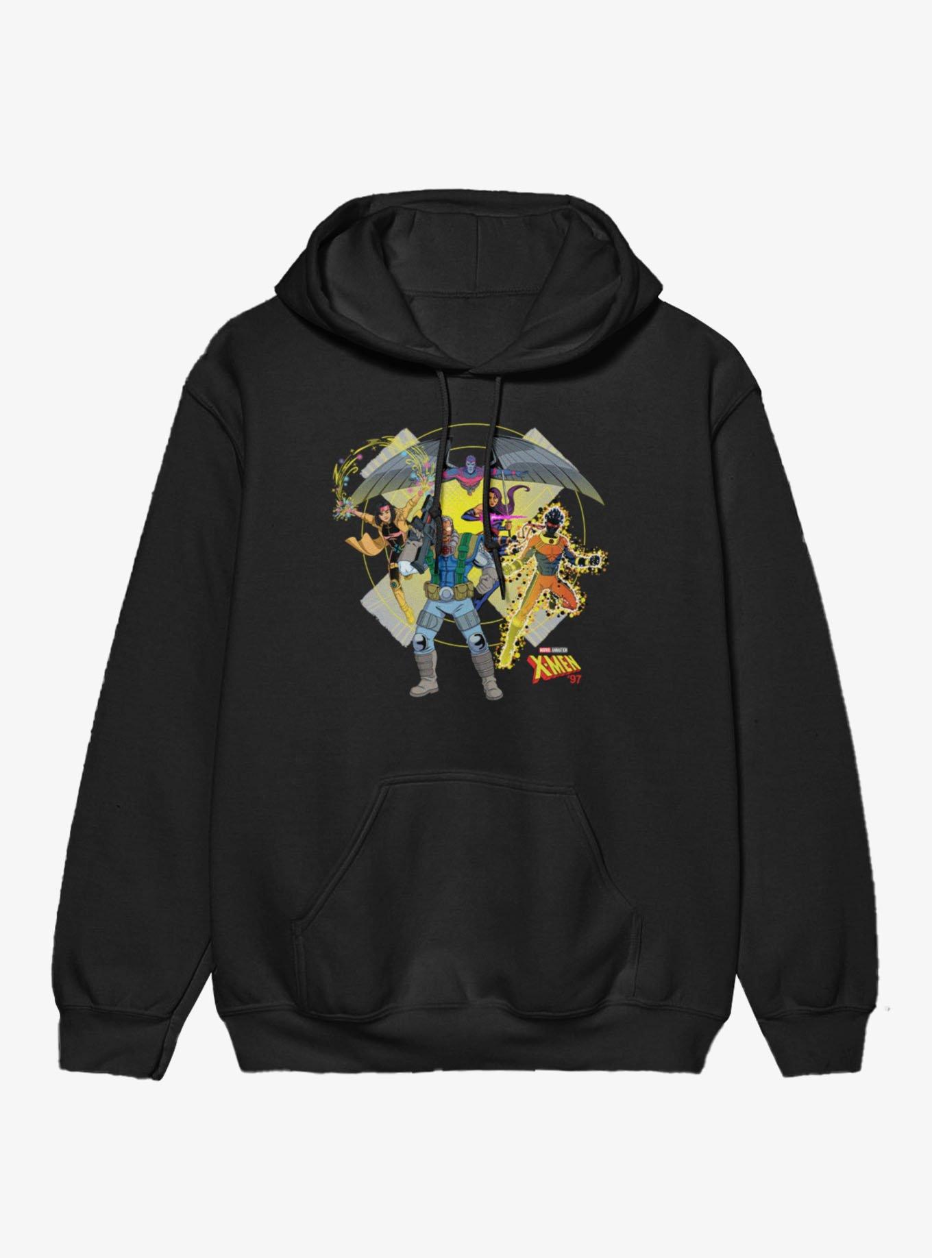 Marvel X-men 97 Burst Icon With Cable Jubilee And More Hoodie