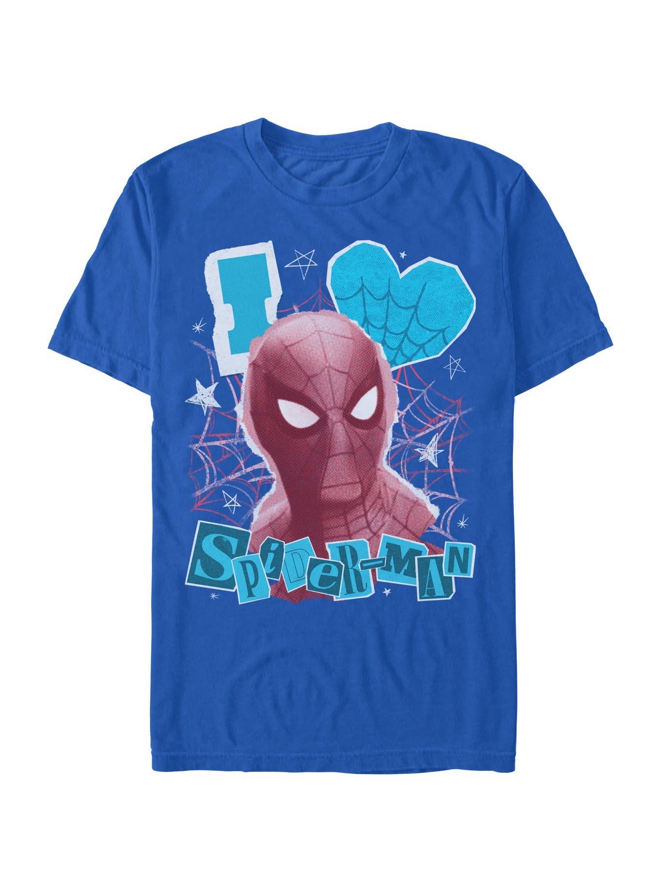 Marvel Spider-Man: Brand New Day Spider Love T-Shirt, ROYAL, hi-res view 1