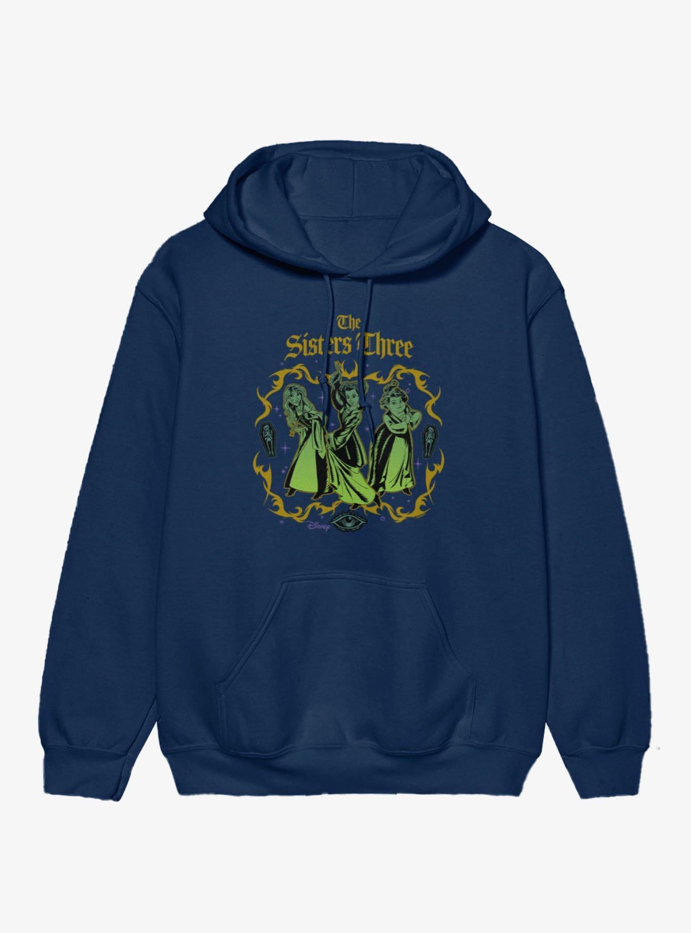 Disney Hocus Pocus Sisters Three With Casket Hoodie