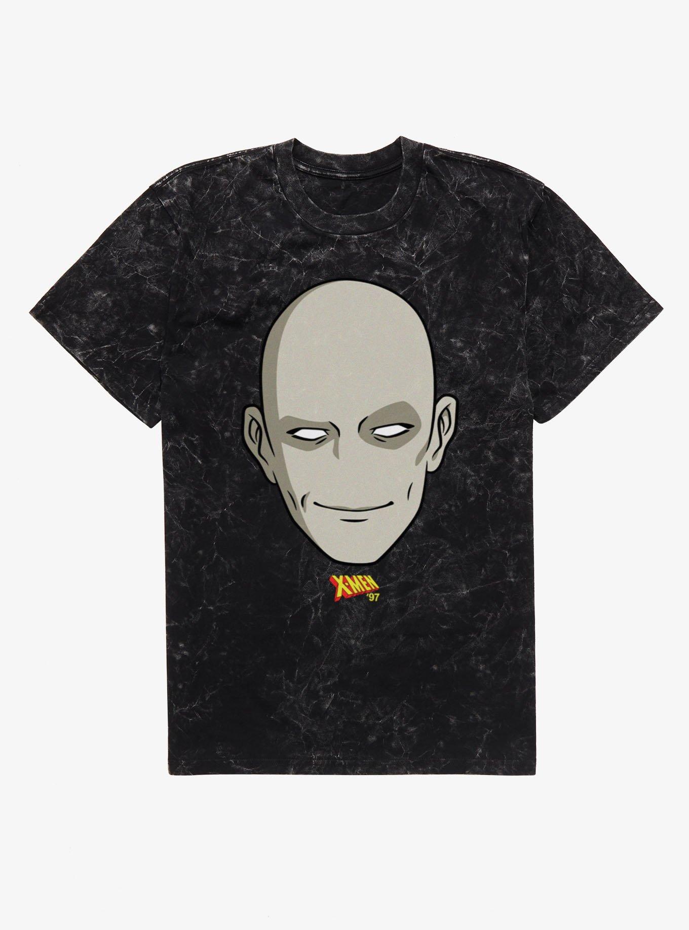 Marvel X-men 97 Big Face Morph Mineral Wash T-Shirt