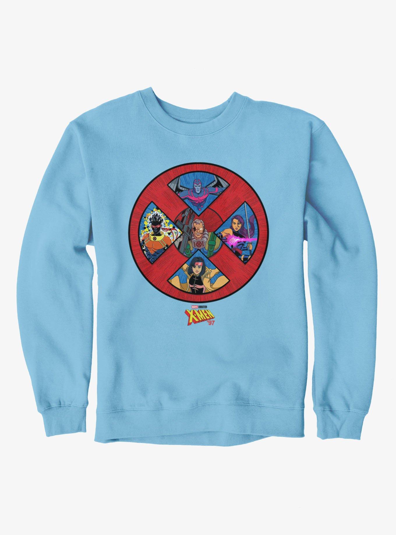 Marvel X-men 97 Red Icon With Cable Sweatshirt